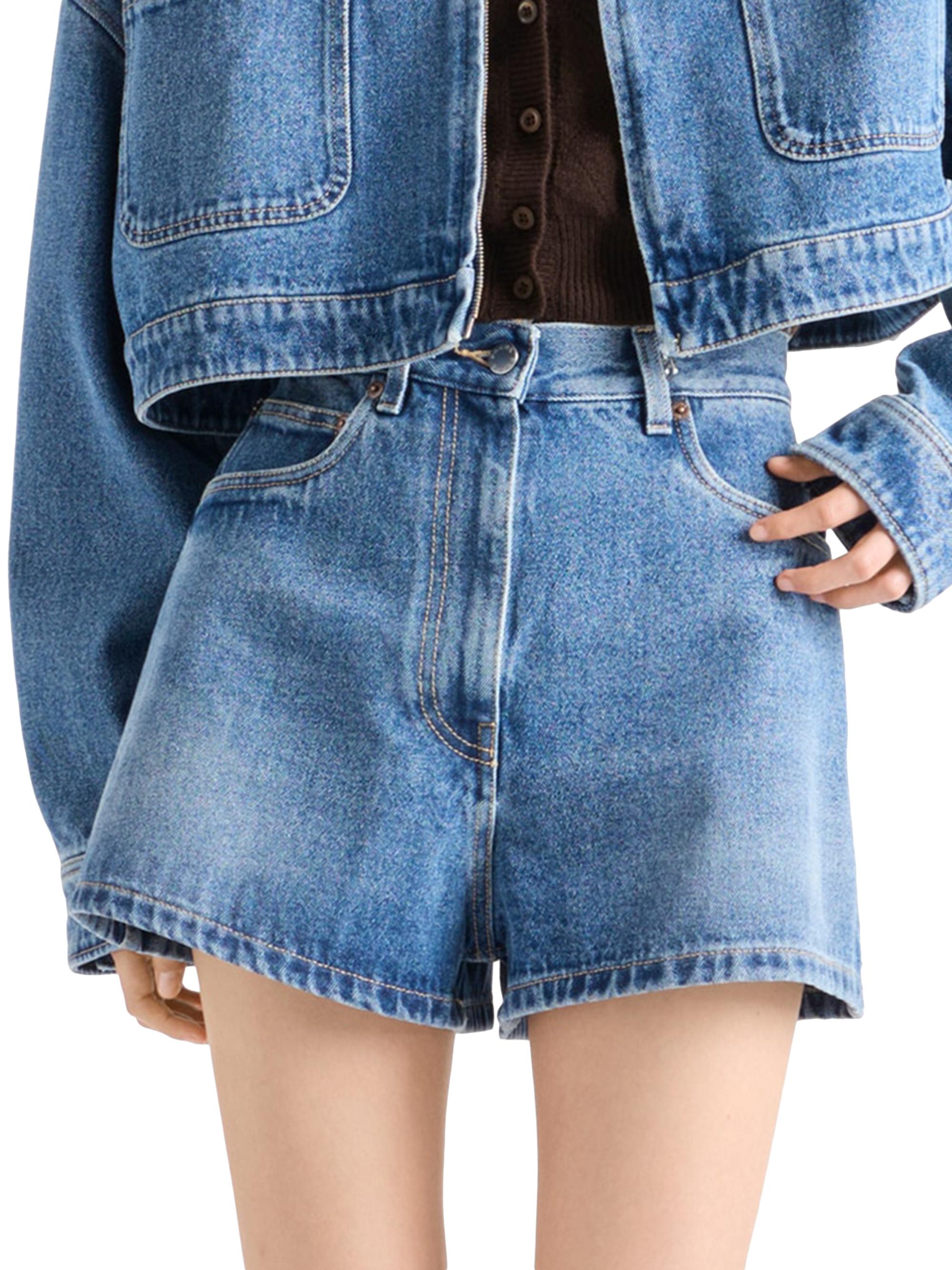 Prada Denim Shorts | Saks Fifth Avenue