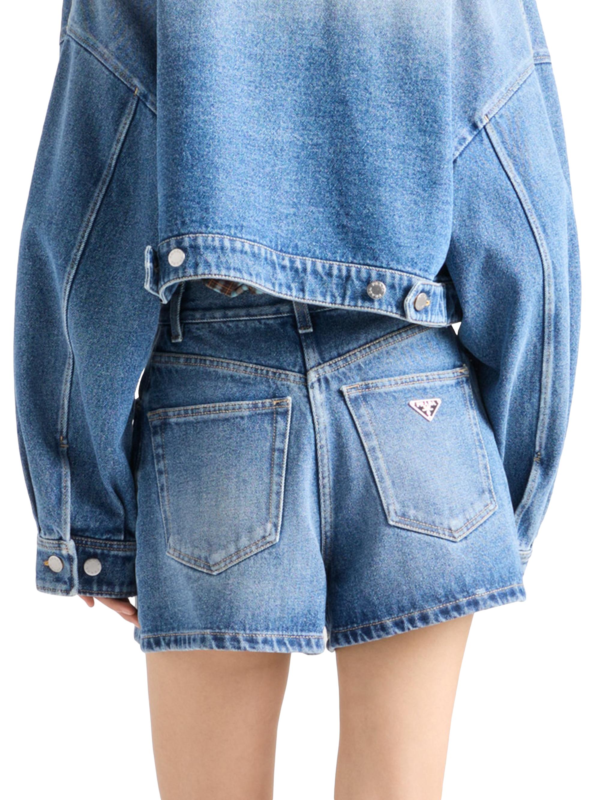 Prada Denim Shorts | Saks Fifth Avenue