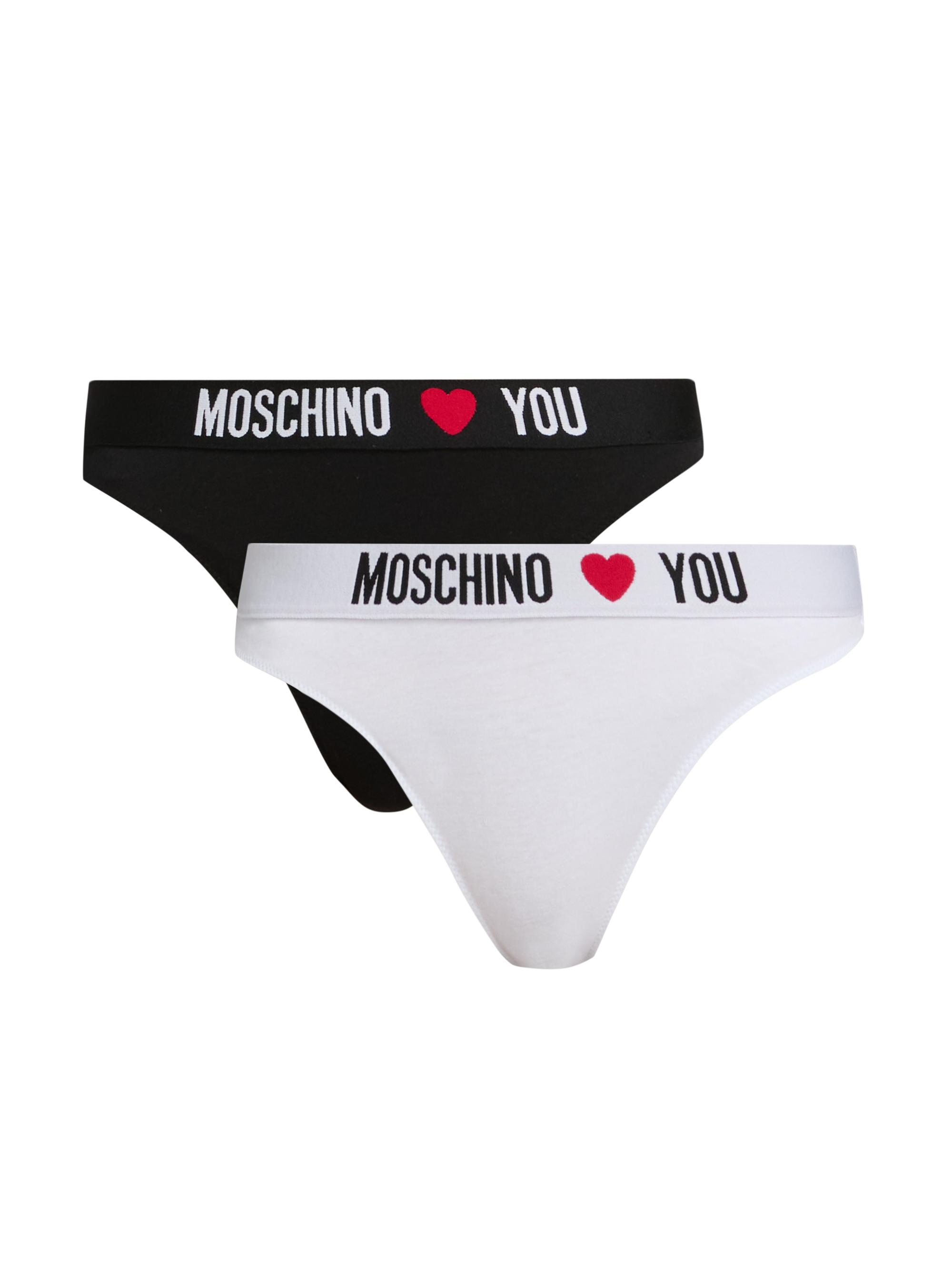 Moschino Women's Intimo Donna 2-Pack Thong Set - Multi Black