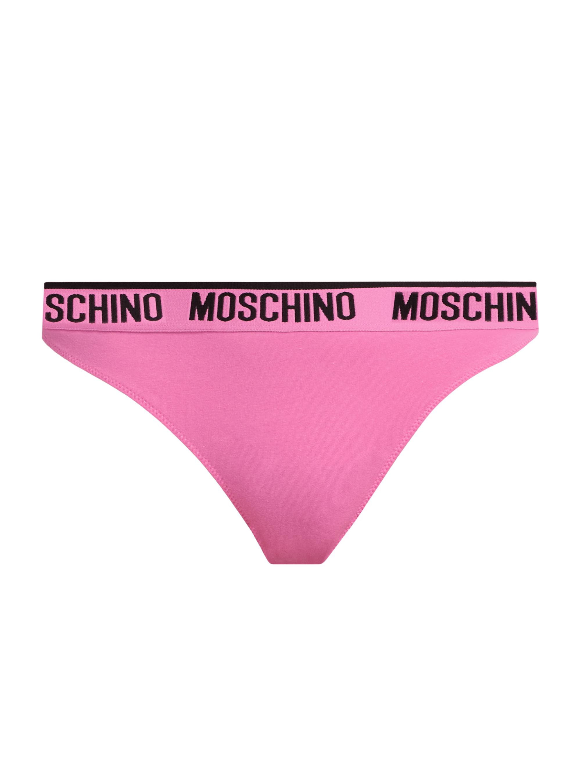 Moschino Women's  Intimo Donna 2-Pack Logo Thong Set - Fucsia