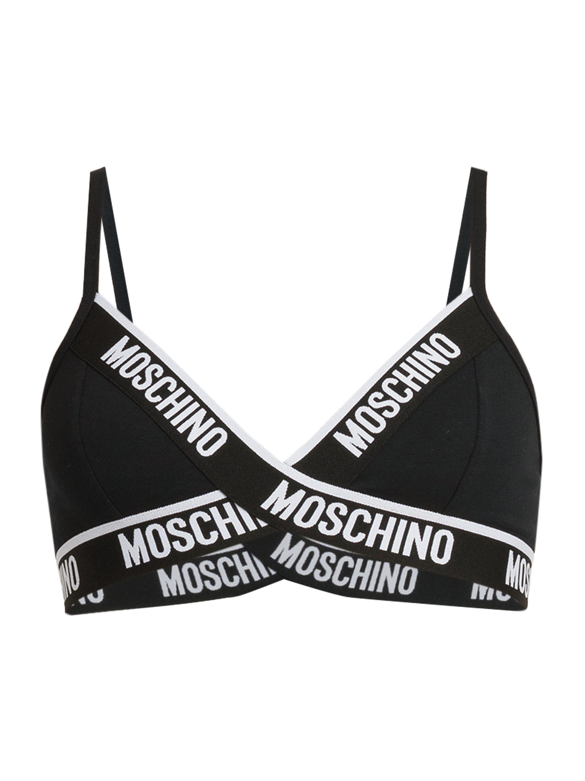 Moschino Women's  Intimo Donna Triangle Bra - Black