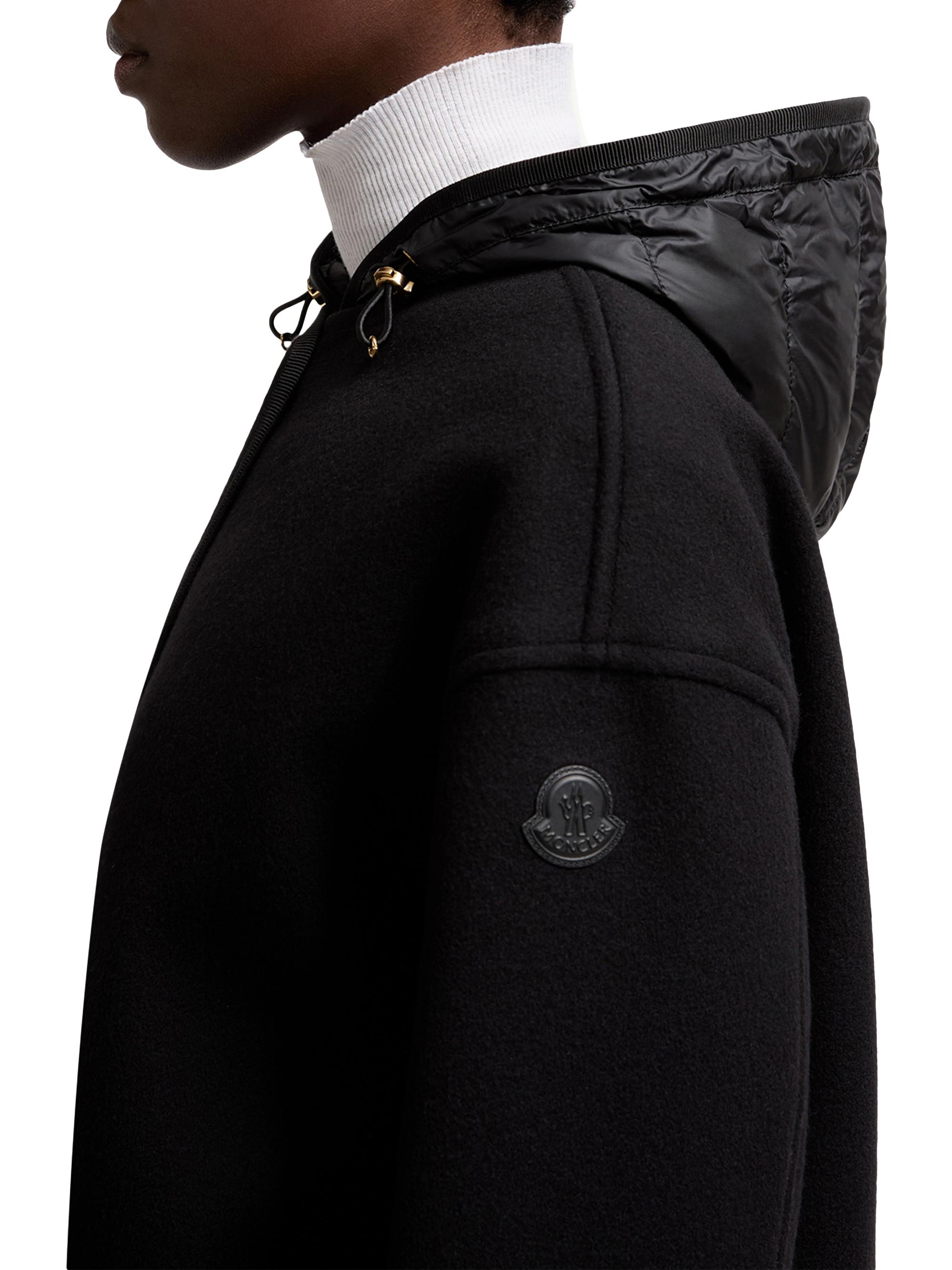 Moncler Reposse Puffer Jacket in Wool and Cashmere | Saks Fifth Avenue