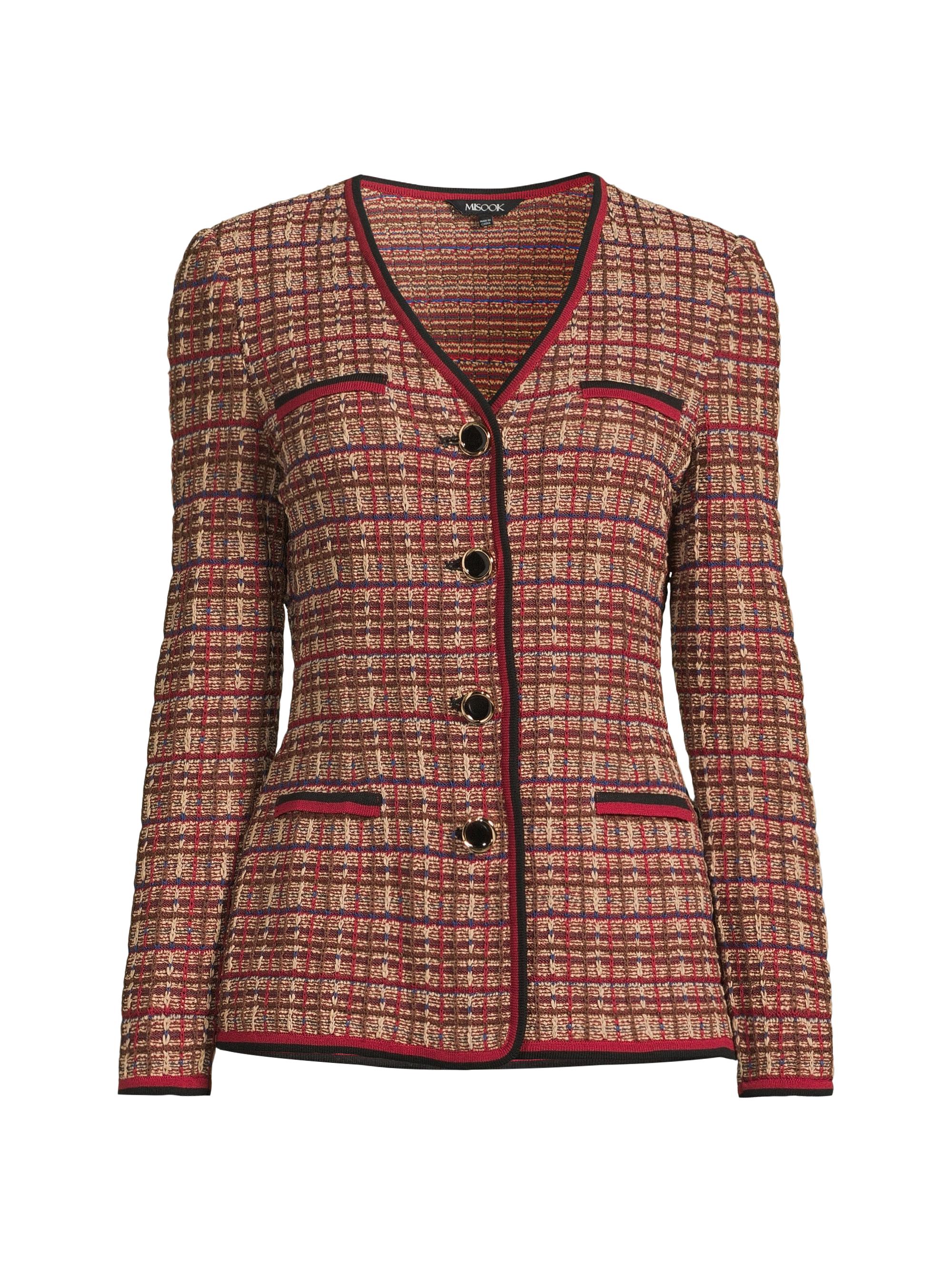 セオリー☆2022SS☆Preston Tweed Feminine Slim Generation Love Karson Shimmer Tweed Jacket | Saks Fifth Avenue