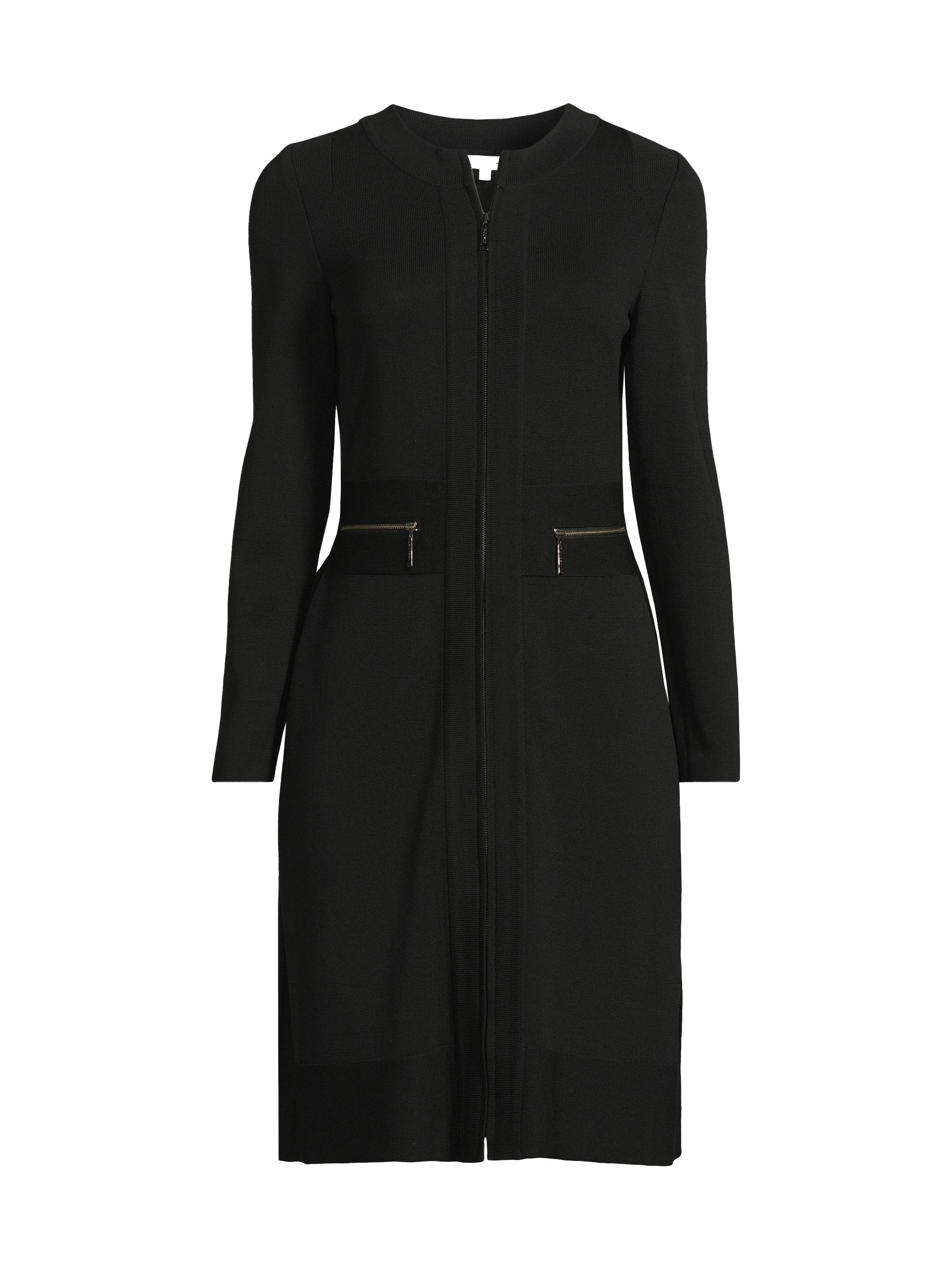 Derek Lam 10 Crosby Helene Asymmetrical Knee-Length Shirtdress