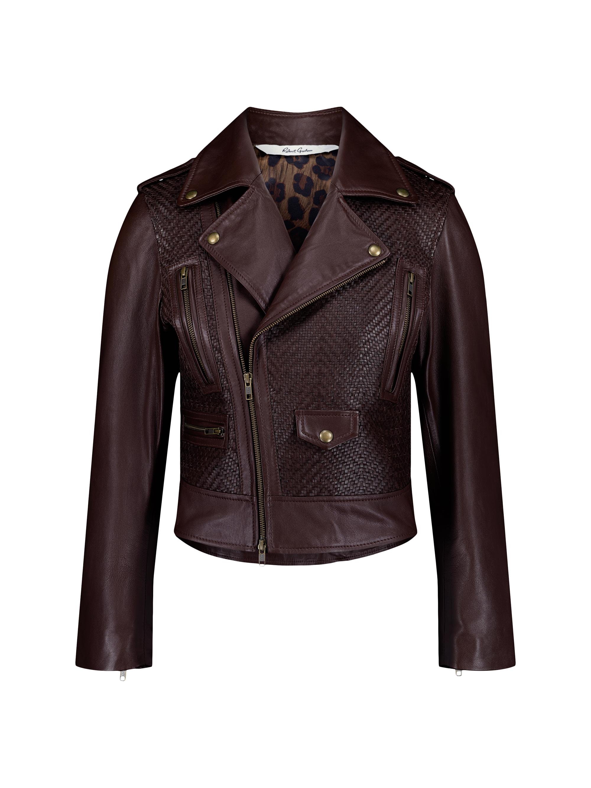 MICHAEL Michael Kors Leather Moto Jacket | Saks Fifth Avenue