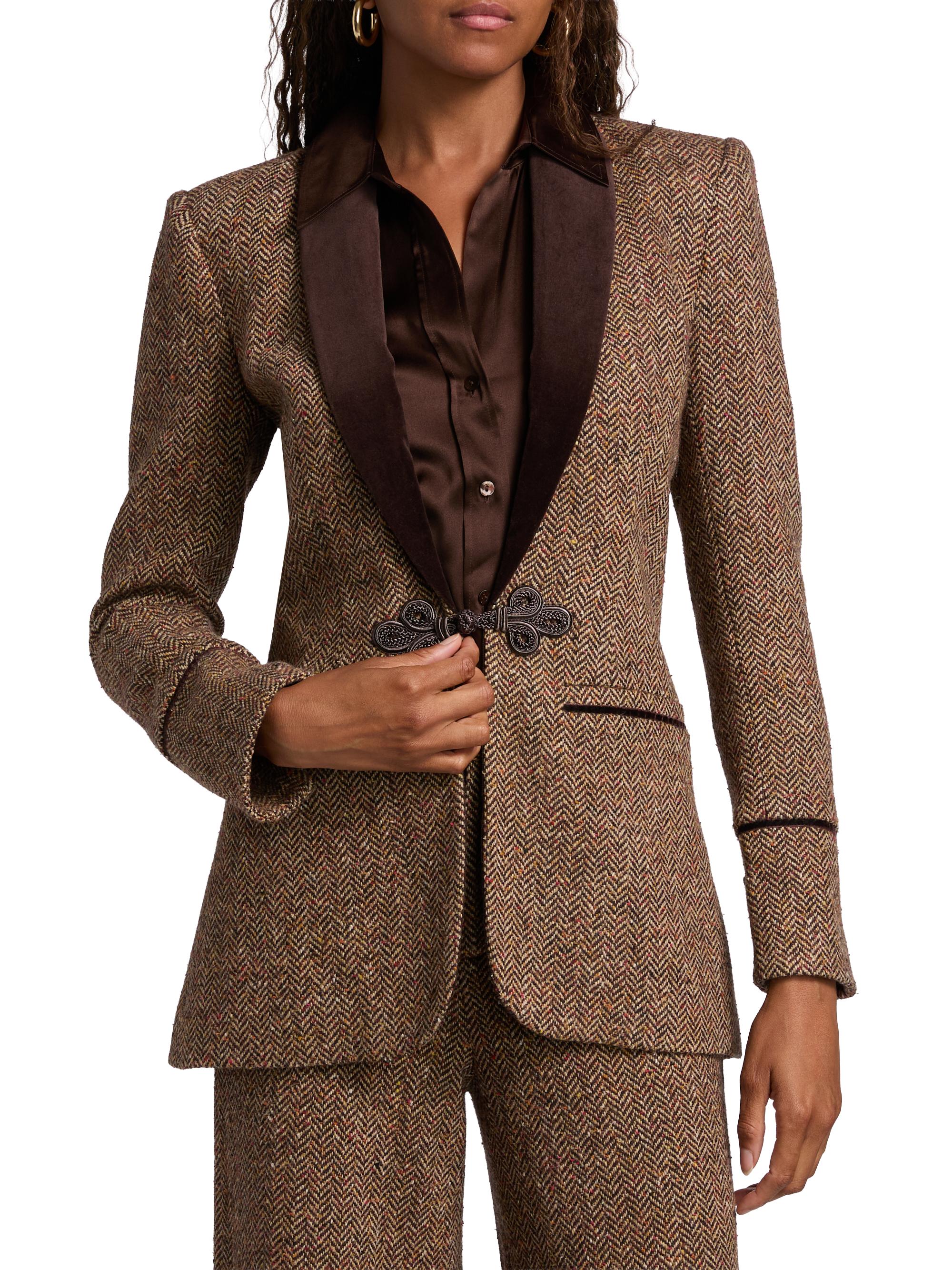 L'AGENCE Gable Tweed Blazer | Saks Fifth Avenue