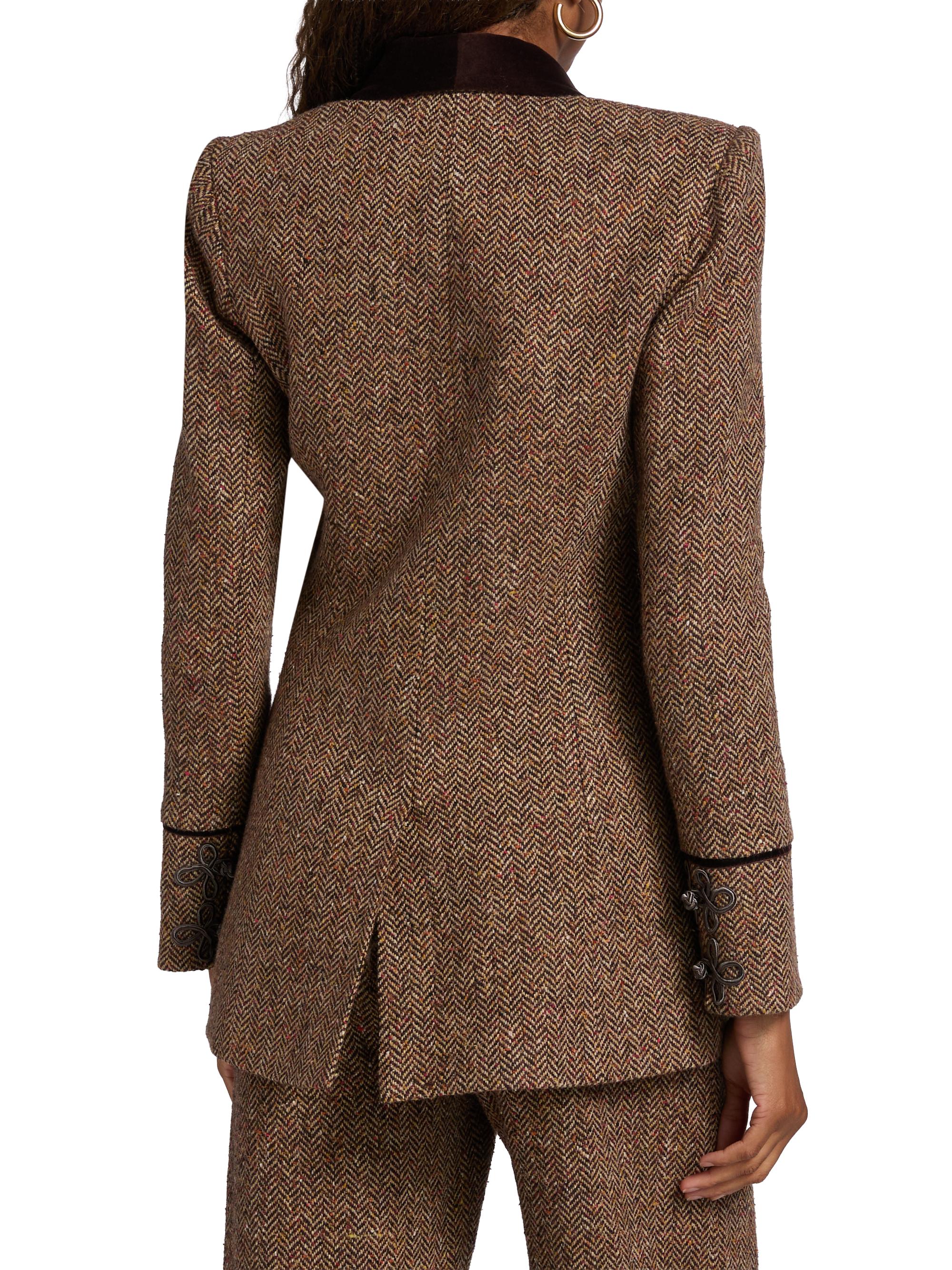 L'AGENCE Gable Tweed Blazer | Saks Fifth Avenue