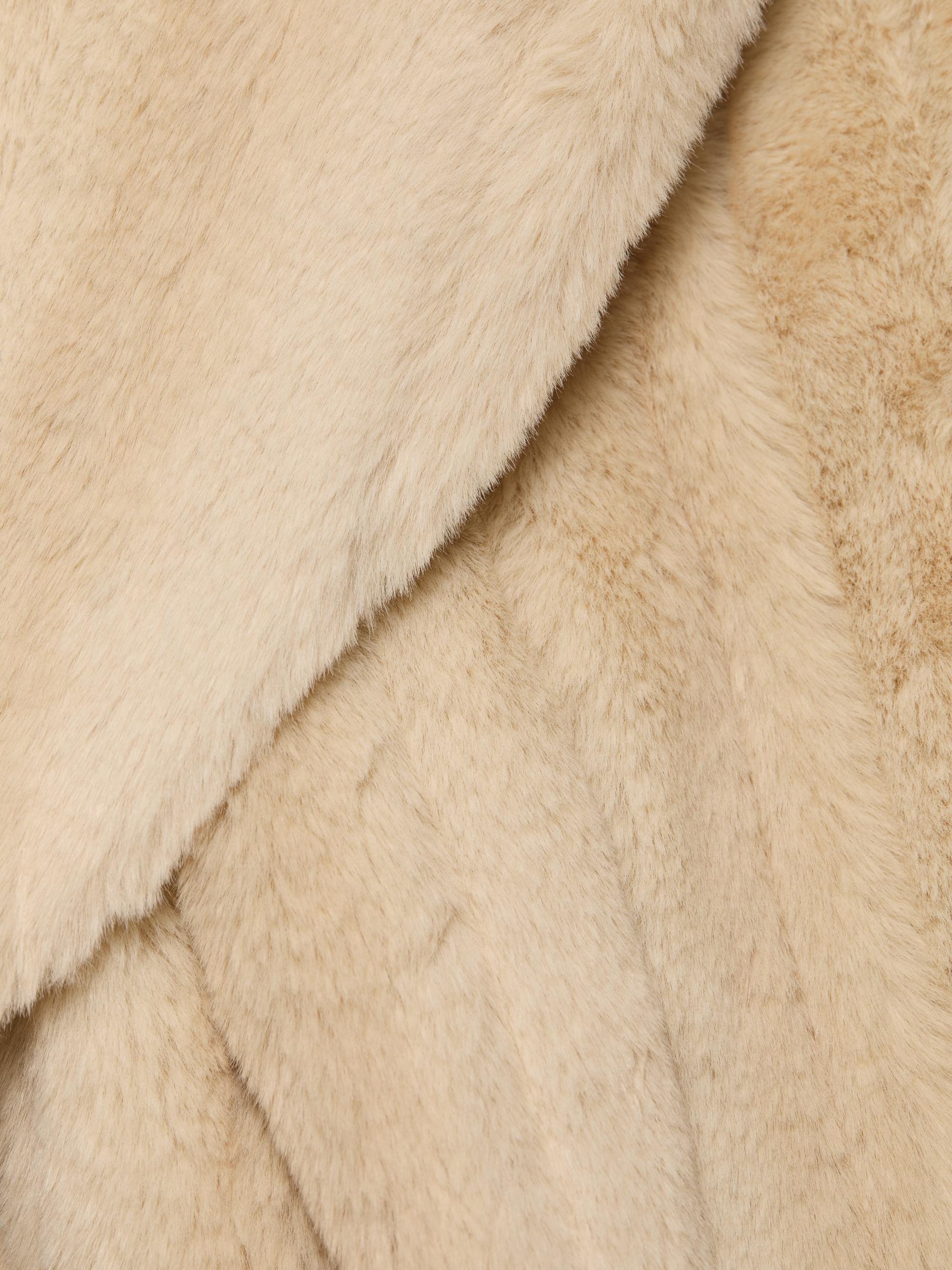 L'AGENCE Davy Faux fur Cropped Jacket | Saks Fifth Avenue