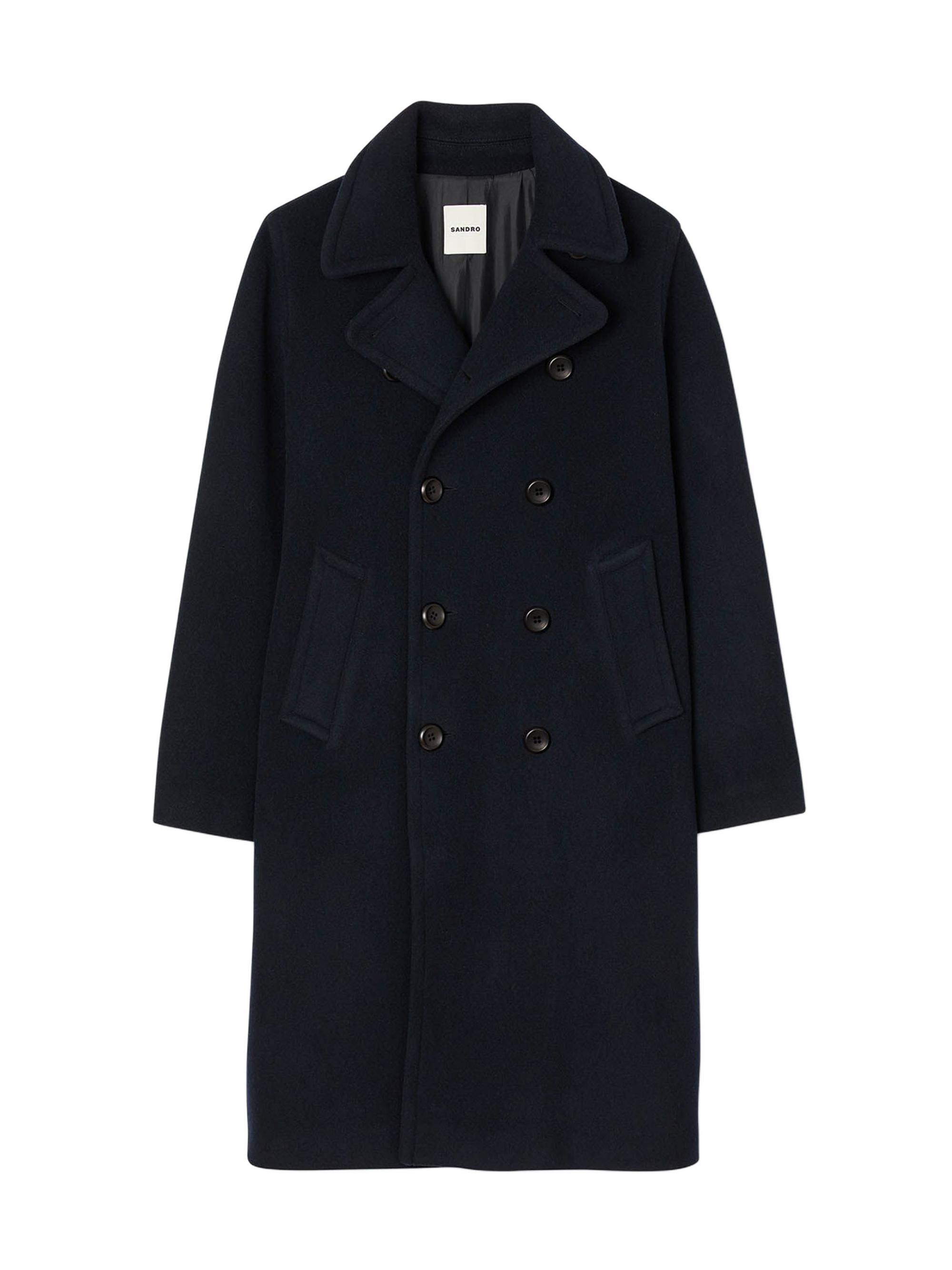 Sacai Melton Wool Duffle Coat | Saks Fifth Avenue