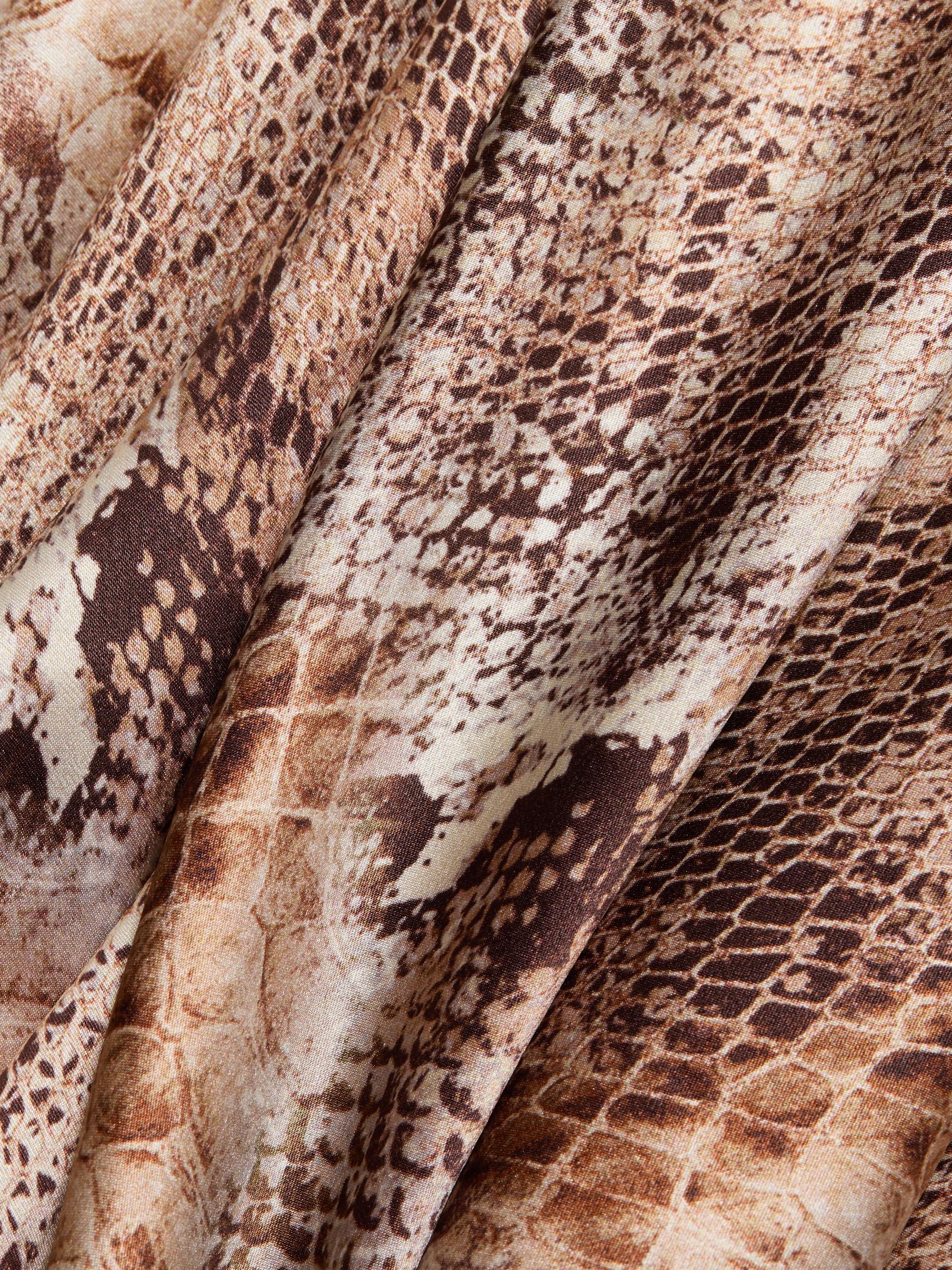 L'AGENCE Ryker Snake Print Silk Maxi Skirt | Saks Fifth Avenue