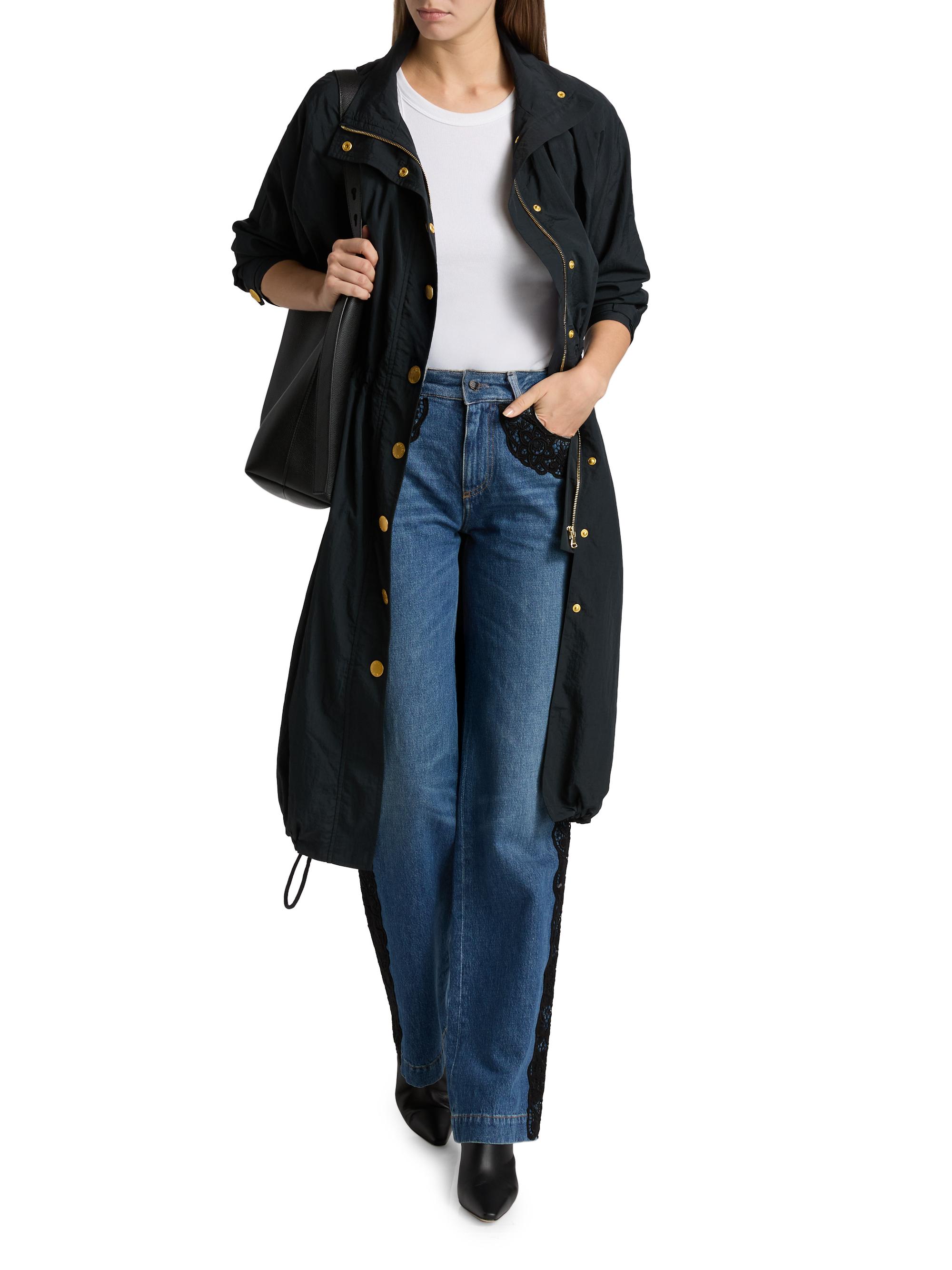 L'AGENCE Toshi Windbreaker Trench Coat | Saks Fifth Avenue
