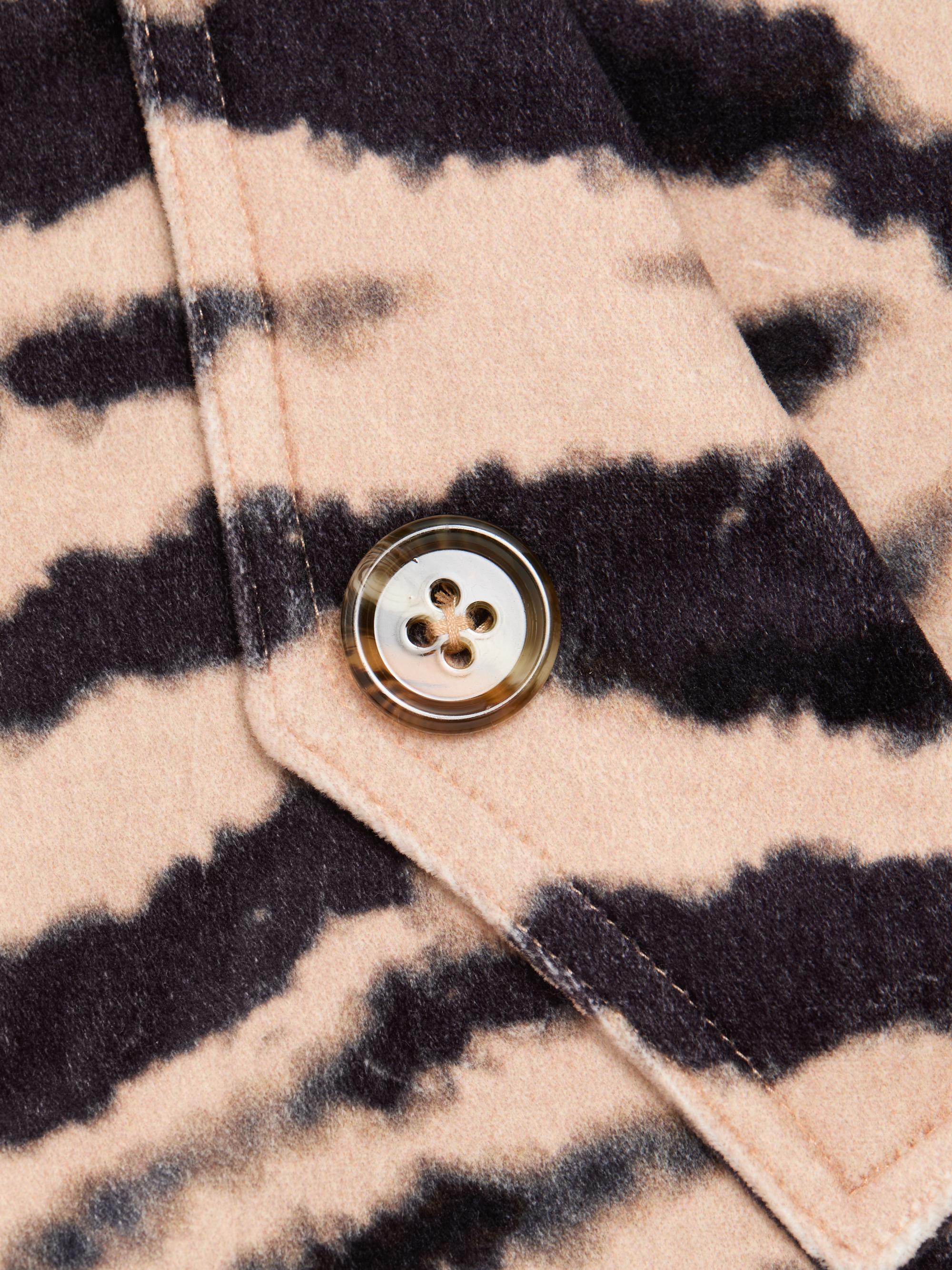 Cara Cara Karlie Zebra-Print Trench Coat | Saks Fifth Avenue