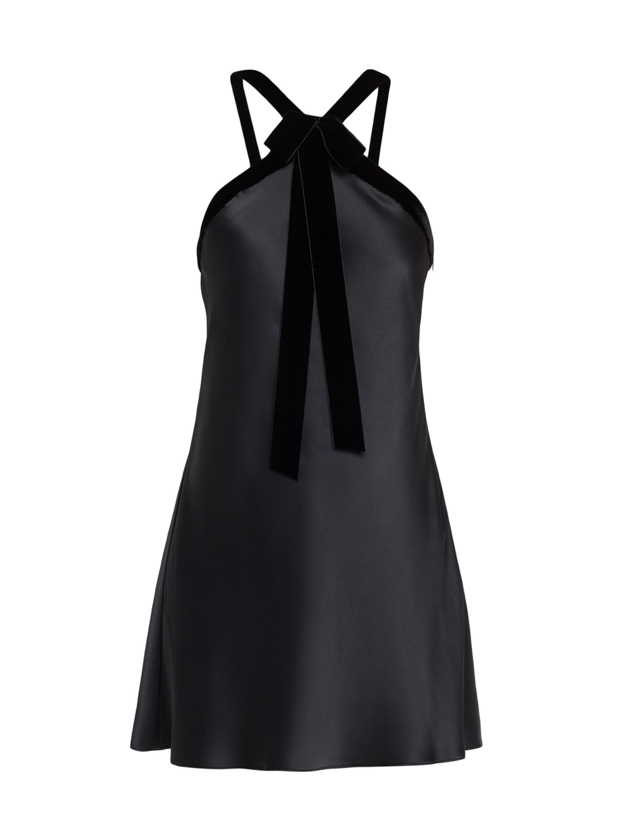 Tanya Taylor Women's Elfreda Silk-Blend Minidress - Black