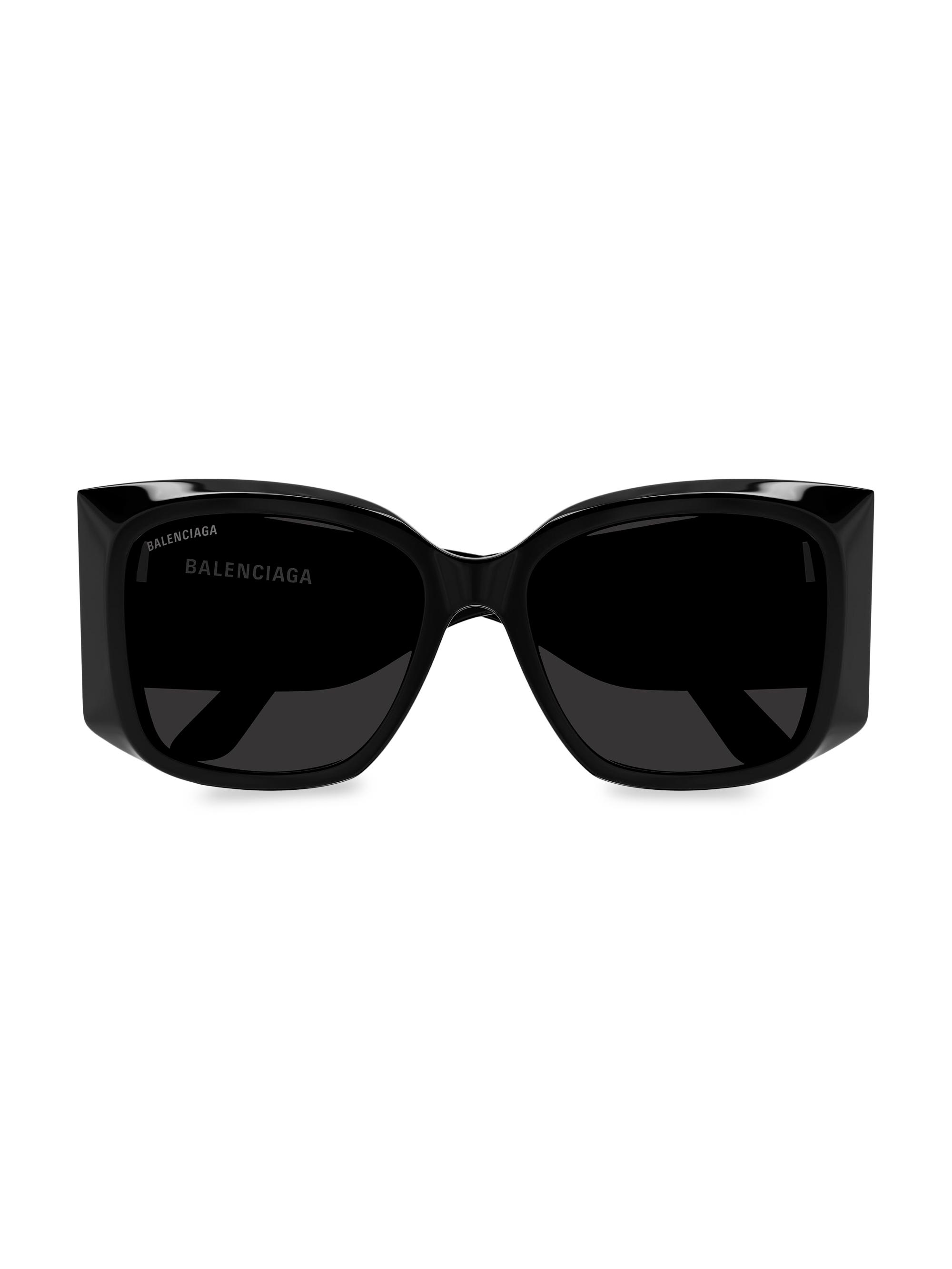 Balenciaga Signature 58MM Butterfly Sunglasses | Saks Fifth Avenue
