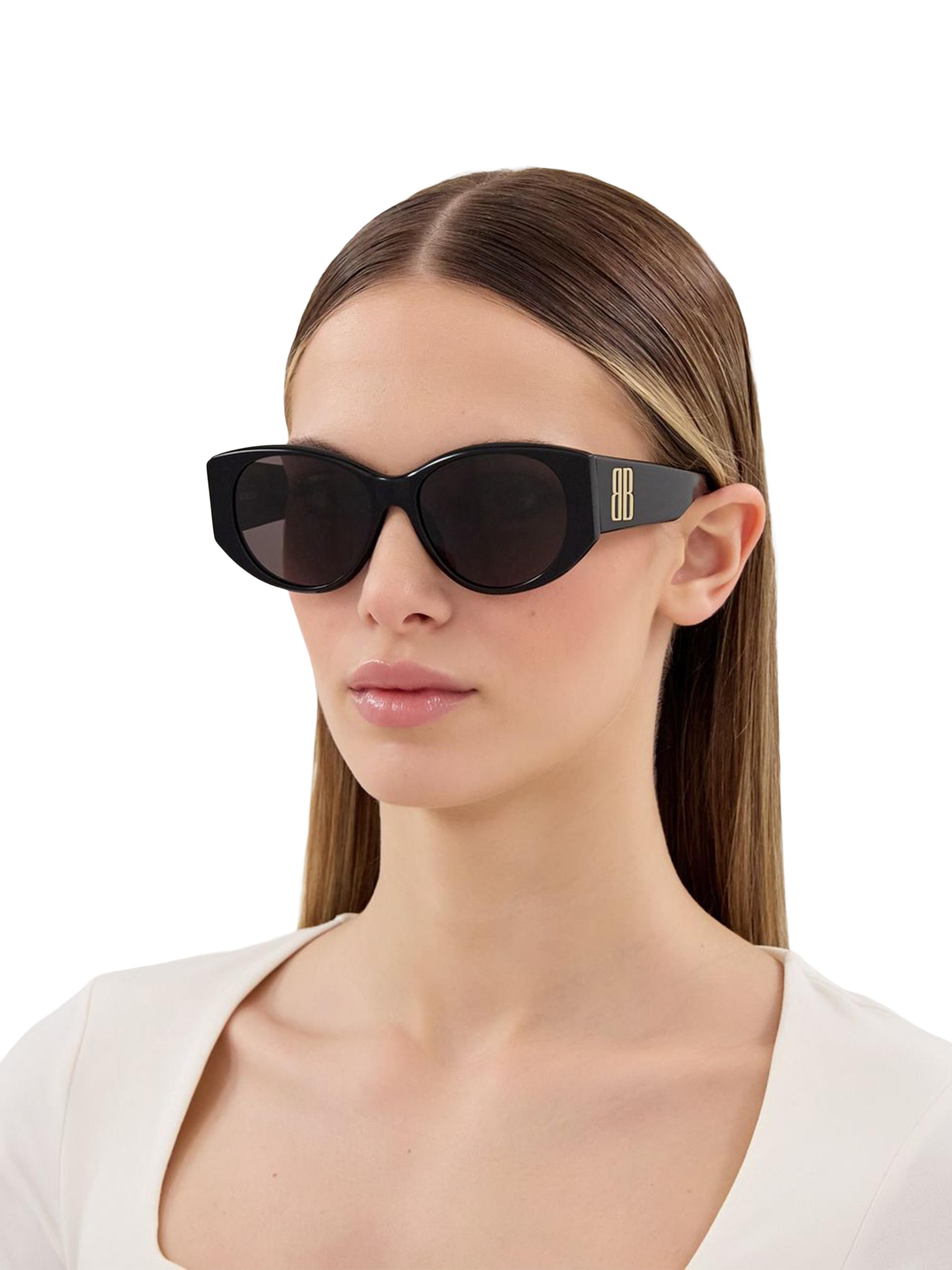 Balenciaga Nano 55MM Cat-Eye Sunglasses | Saks Fifth Avenue