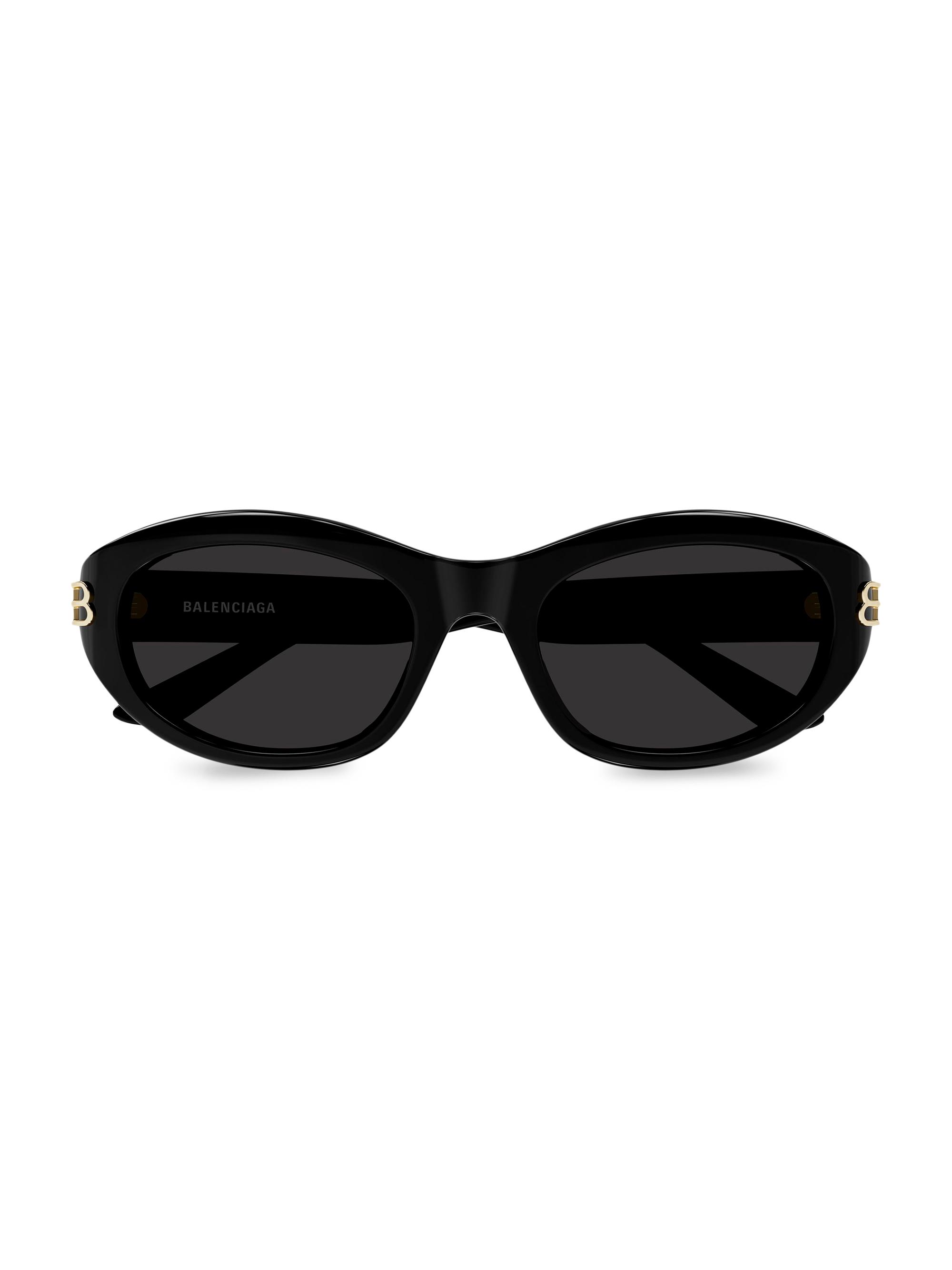 Balenciaga Casino 55MM Oval Sunglasses | Saks Fifth Avenue