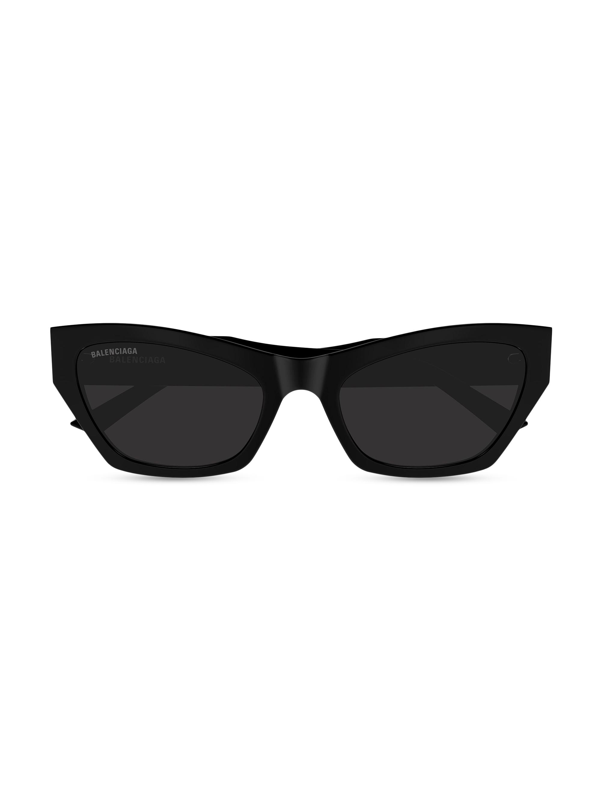 BALENCIAGA ブラック キャットアイ サングラス Balenciaga Flat 56MM Cat-Eye Sunglasses | Saks Fifth Avenue