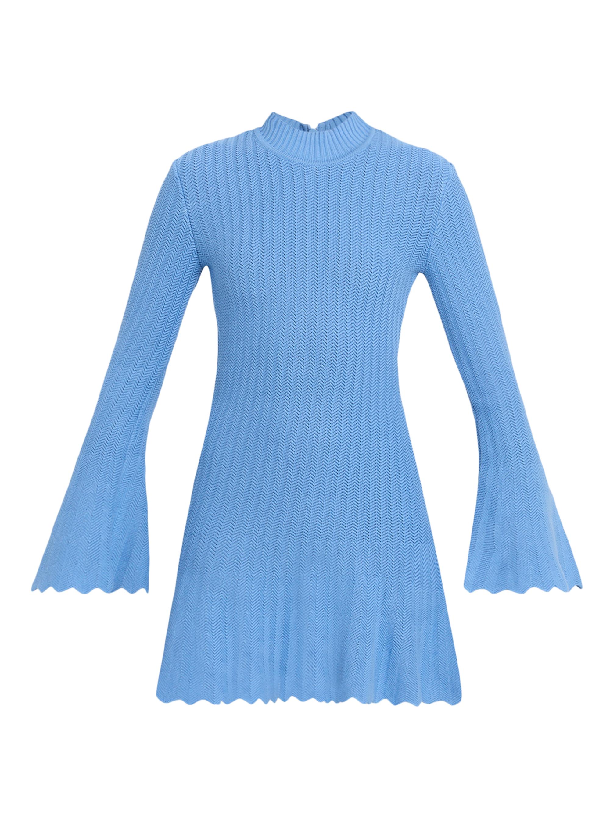 Aknvas Women's Maja Cotton Rib-Knit Minidress - Blue