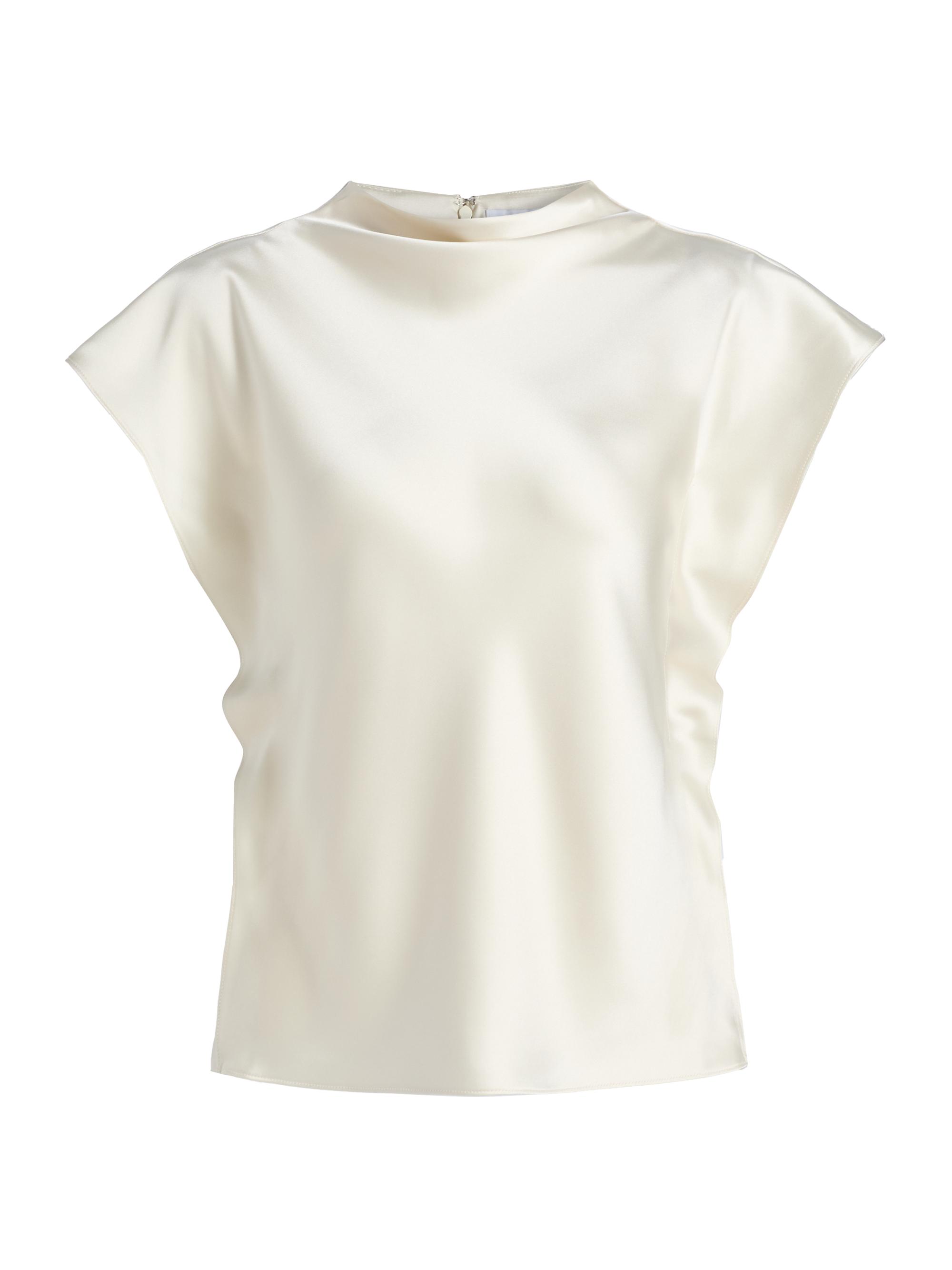 Tanya Taylor Women's Adrien Satin Crepe Top -