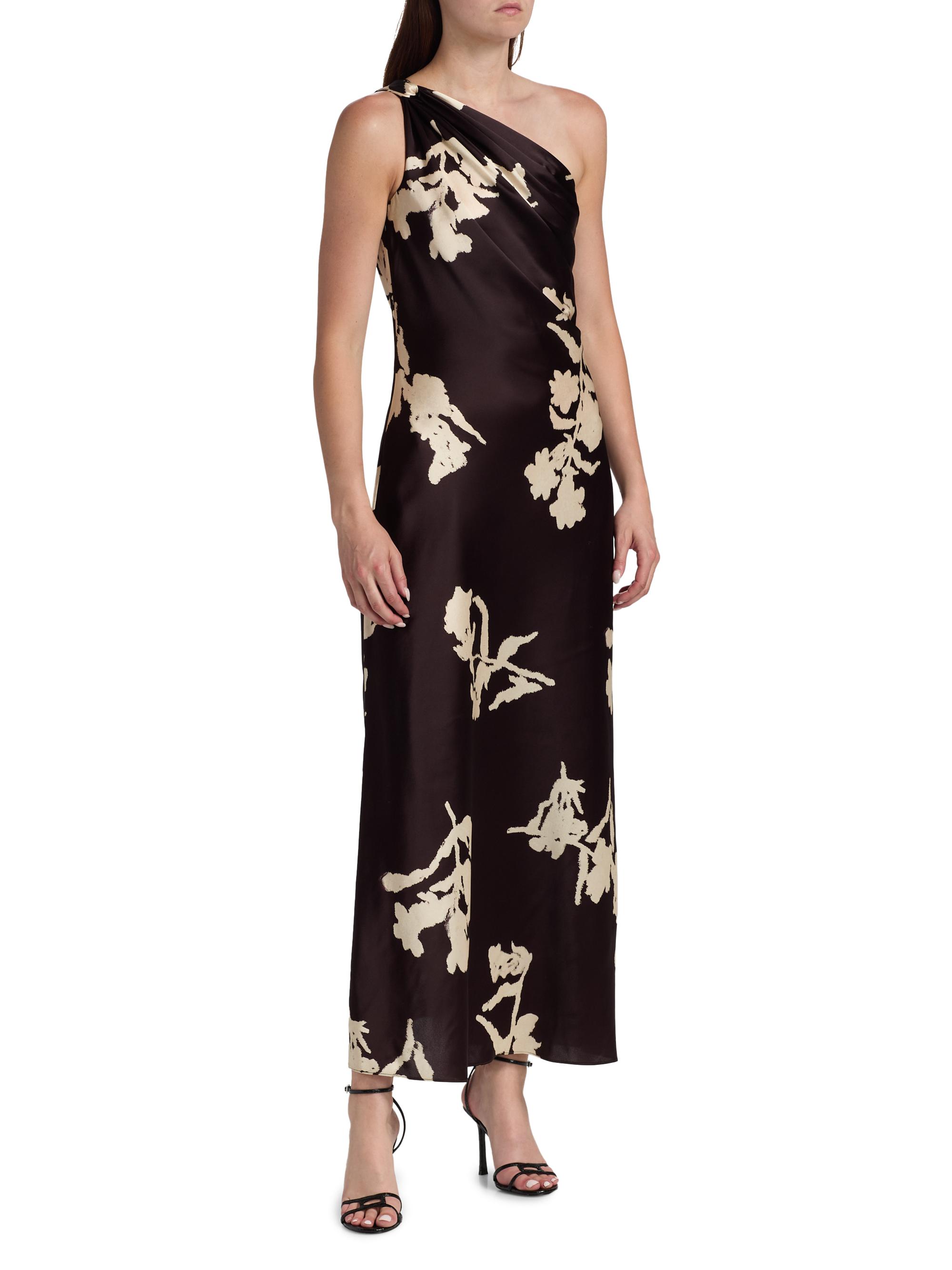 Tanya Taylor Stassi Floral One-Shoulder Maxi Dress | Saks Fifth Avenue