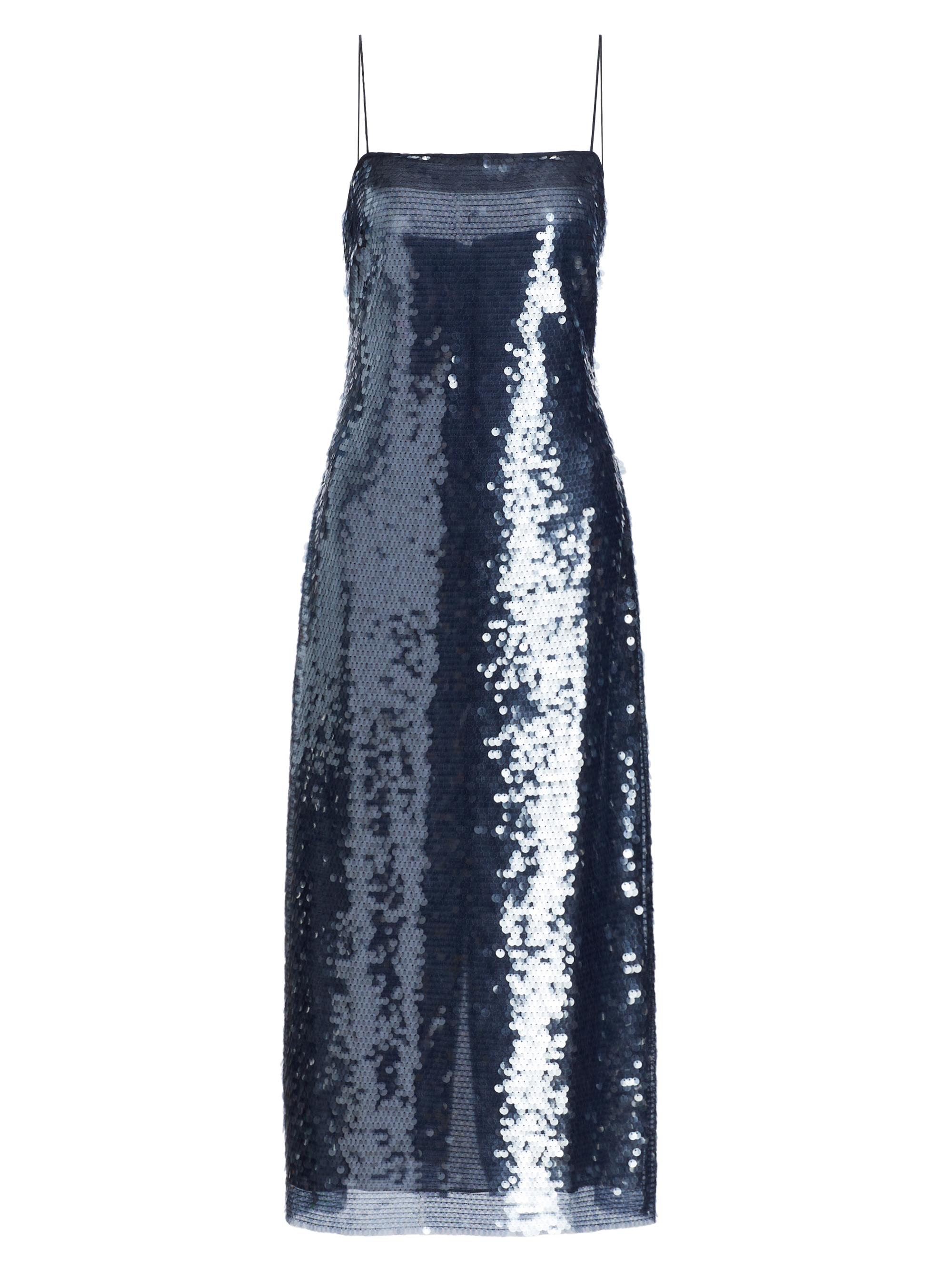 Tanya Taylor Women's Lenox Sequined Slip Dress - Midnight