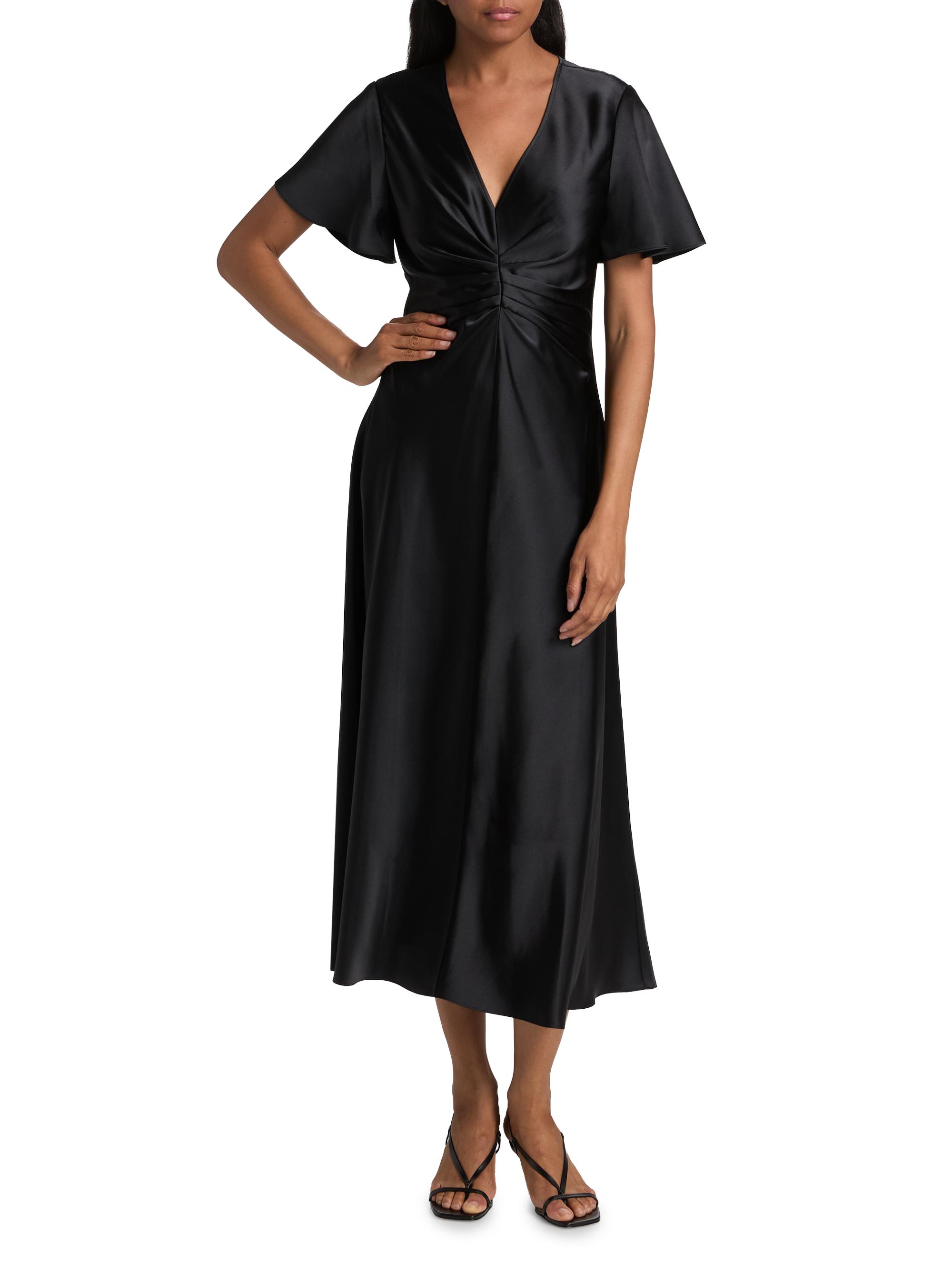 daphne satin midi dress Thats So Fetch | Daphne High Neck Maxi Dress | champagne