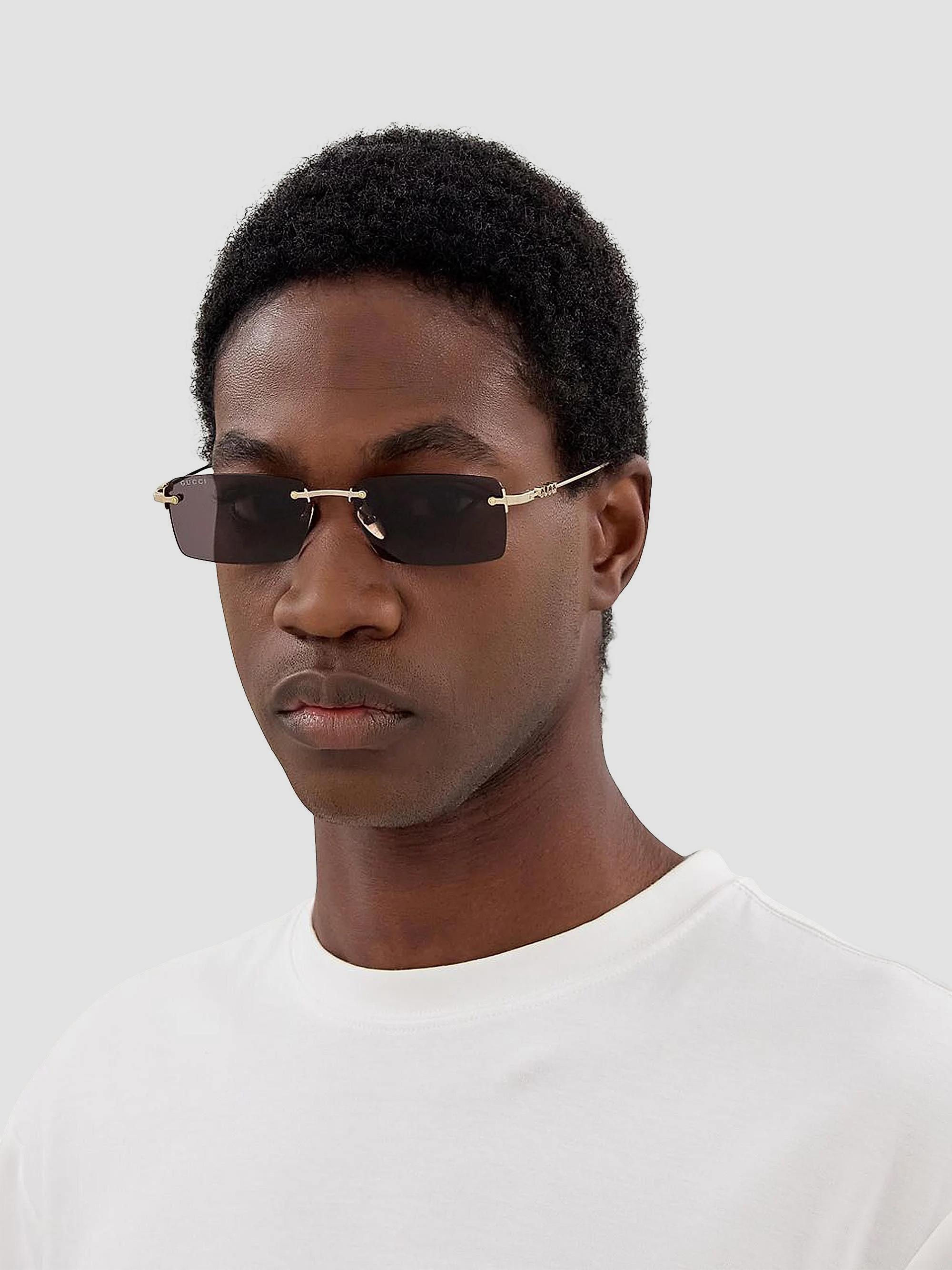 Gucci Gucci Block 56MM Rectangular Sunglasses | Saks Fifth Avenue