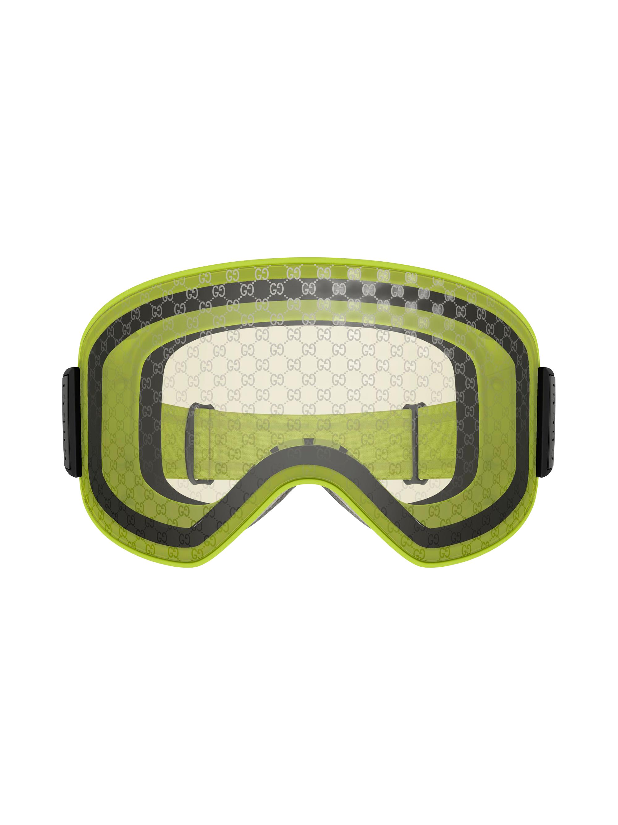 【保管袋付き】GUCCI GGスキーマスク　スノーゴーグル　アイボリー　オレンジ Gucci GG Ski Mask (Sports Accessories) IFCHIC.COM