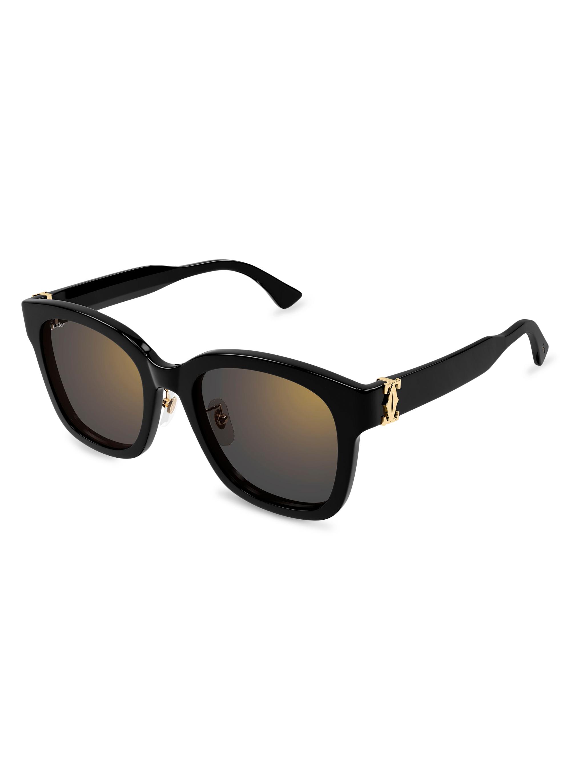 Cartier Double C 54MM Square Sunglasses | Saks Fifth Avenue