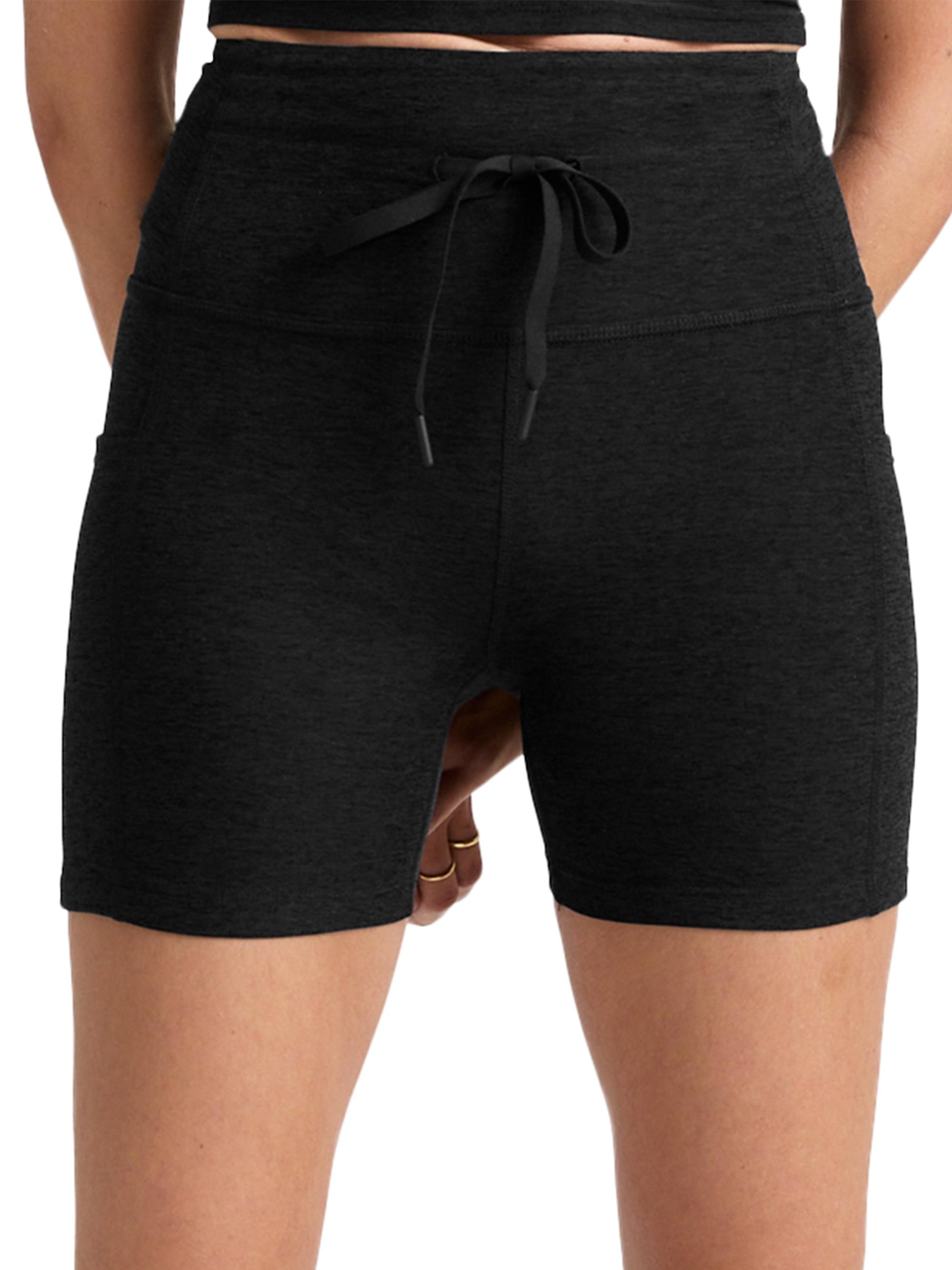 Beyond Yoga Women's Spacedye Go Pocket 5''Shorts - Darkest Night