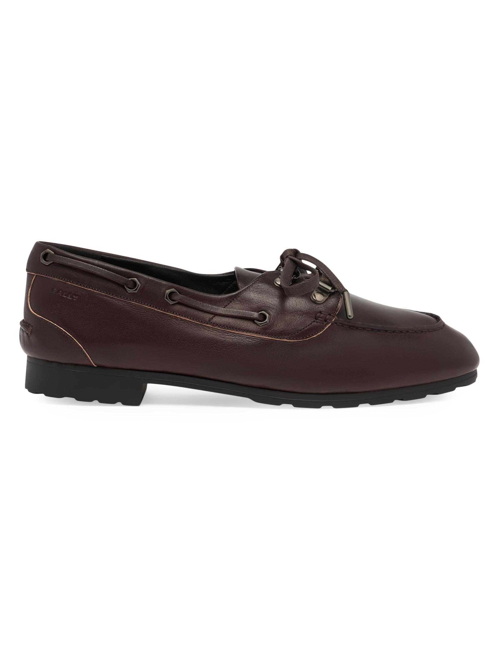 Bally Women's Penuel Leather Derbys - Ebano