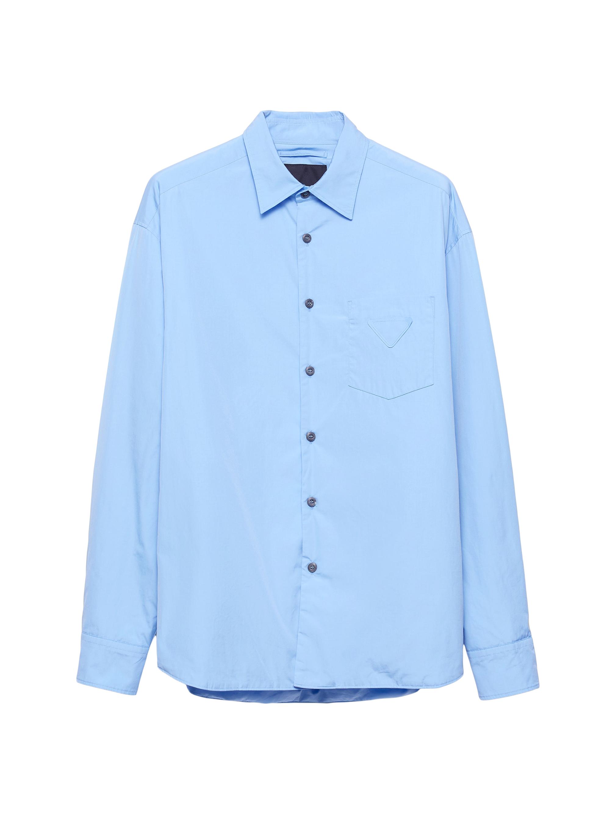 Prada Men's Cotton Shirt - Sky Blue