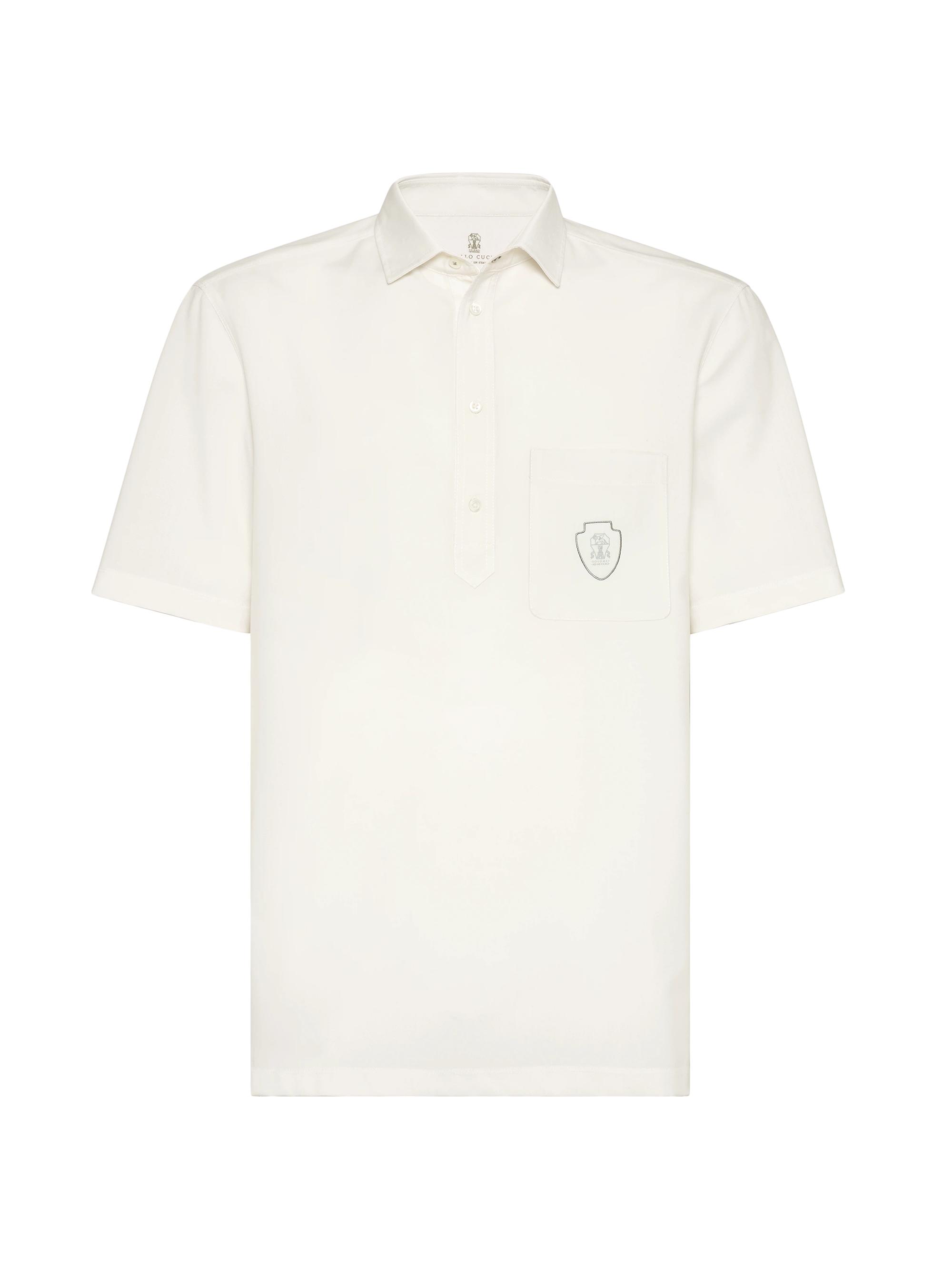 Burberry Embroidered Logo Cotton Polo Shirt | Saks Fifth Avenue