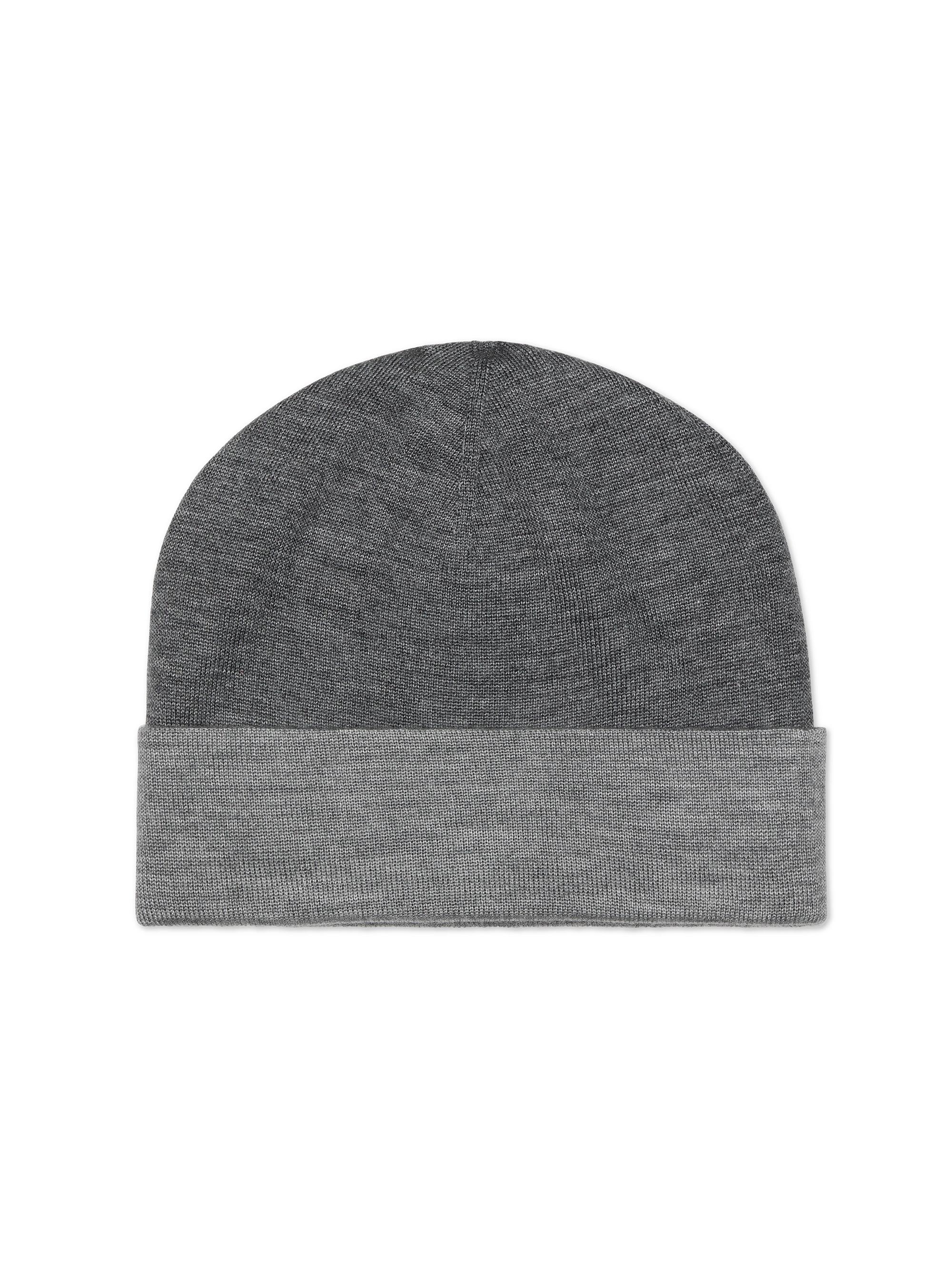 Brunello Cucinelli Men's Cashmere and Silk Beanie - Dark Grey