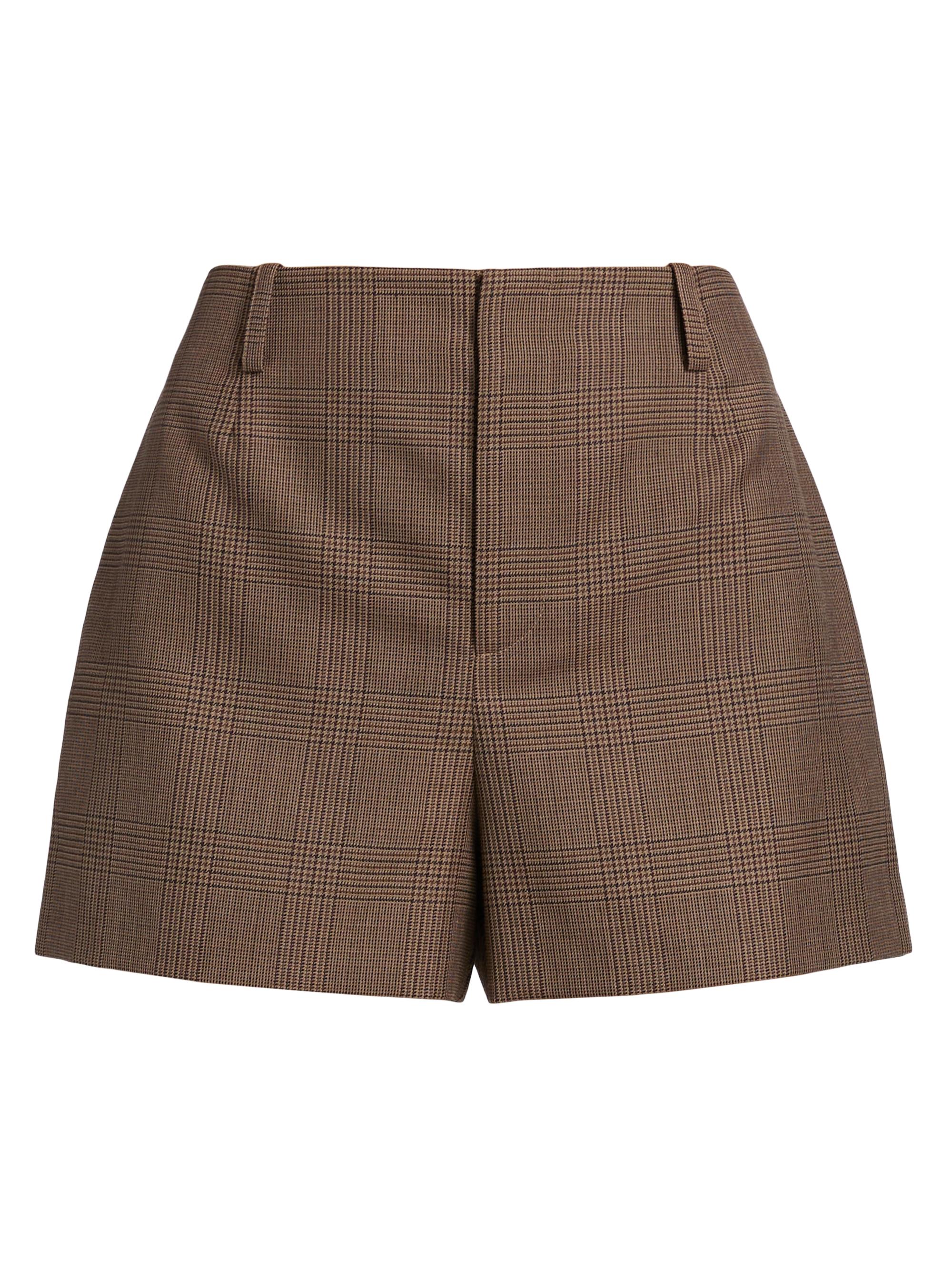 Cami NYC Women's Jolie Plaid Tweed Shorts - Fawn Plaid