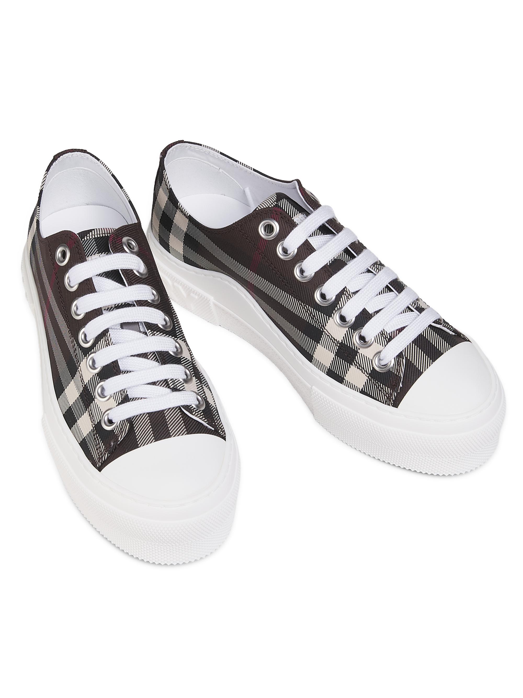 Burberry Jack Check Tennis Sneakers | Saks Fifth Avenue