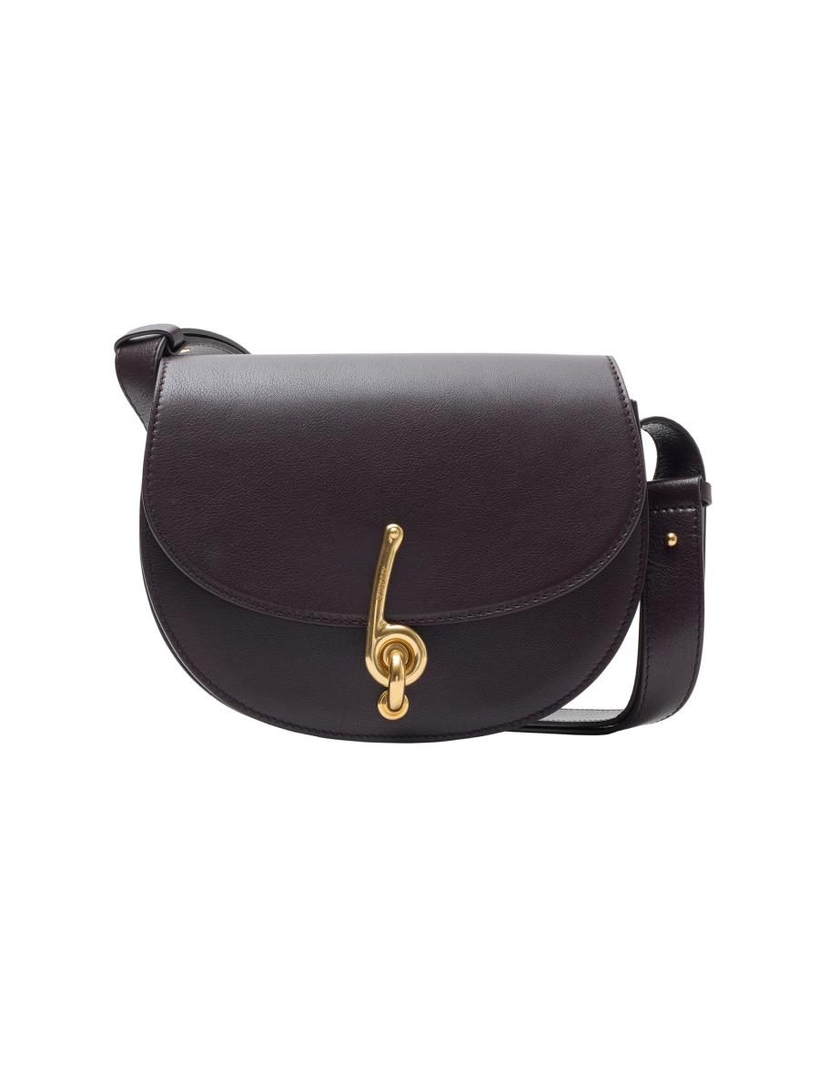 Burberry Women's Bridle Leather Crossbody Saddle Bag