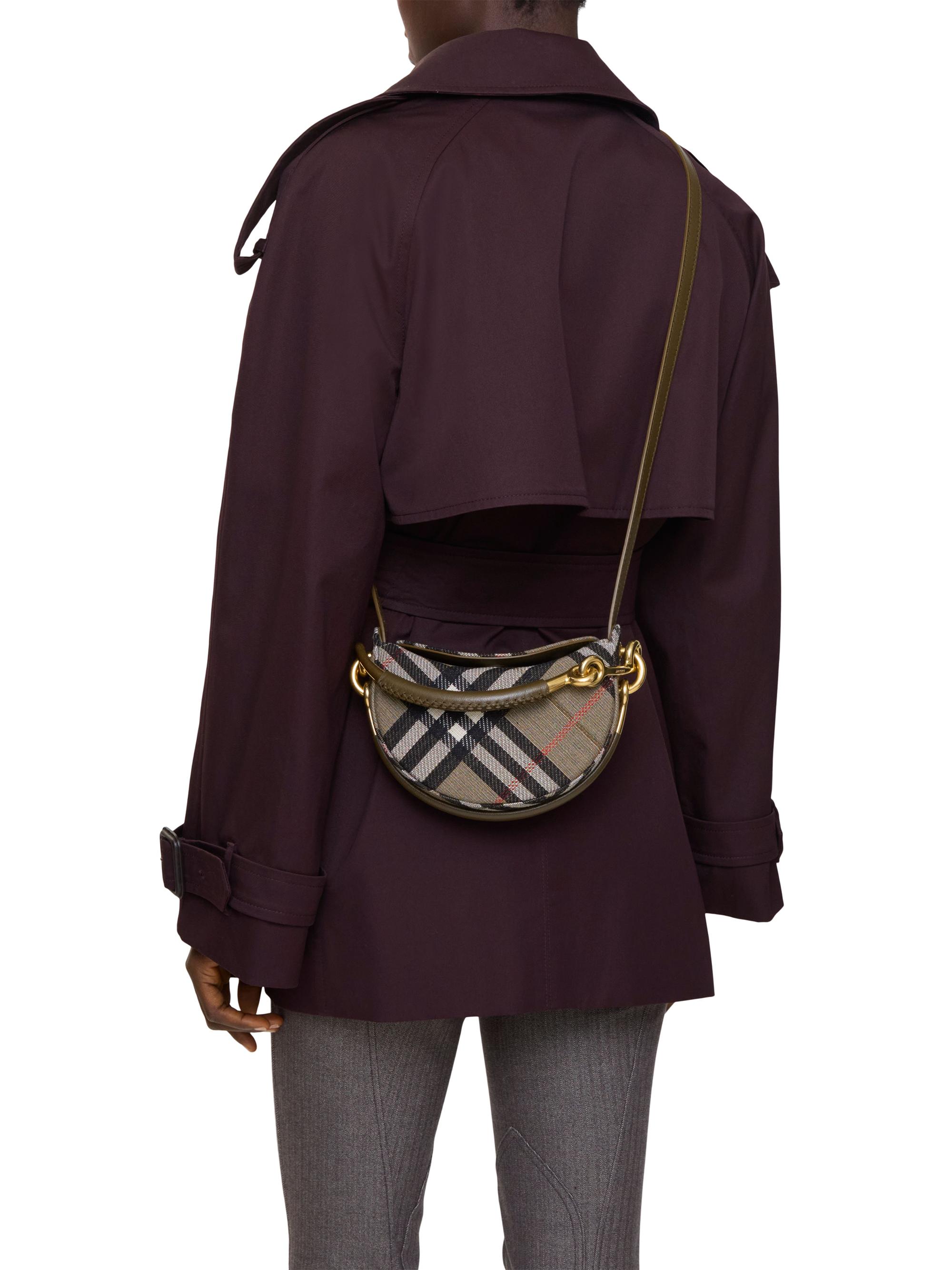 Burberry Bridle Check Saddle-Style Clutch | Saks Fifth Avenue