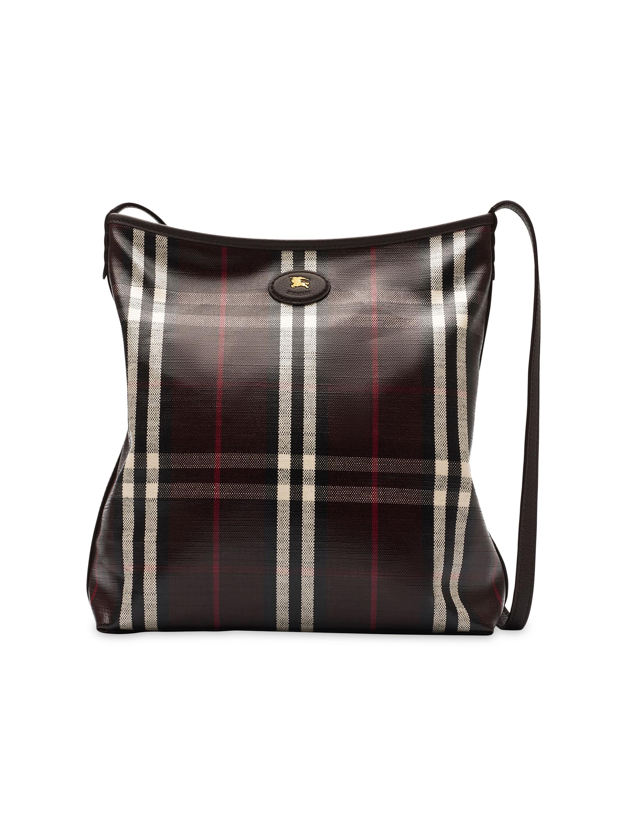 Burberry Shield Leather-Trimmed Sling Bag | Saks Fifth Avenue