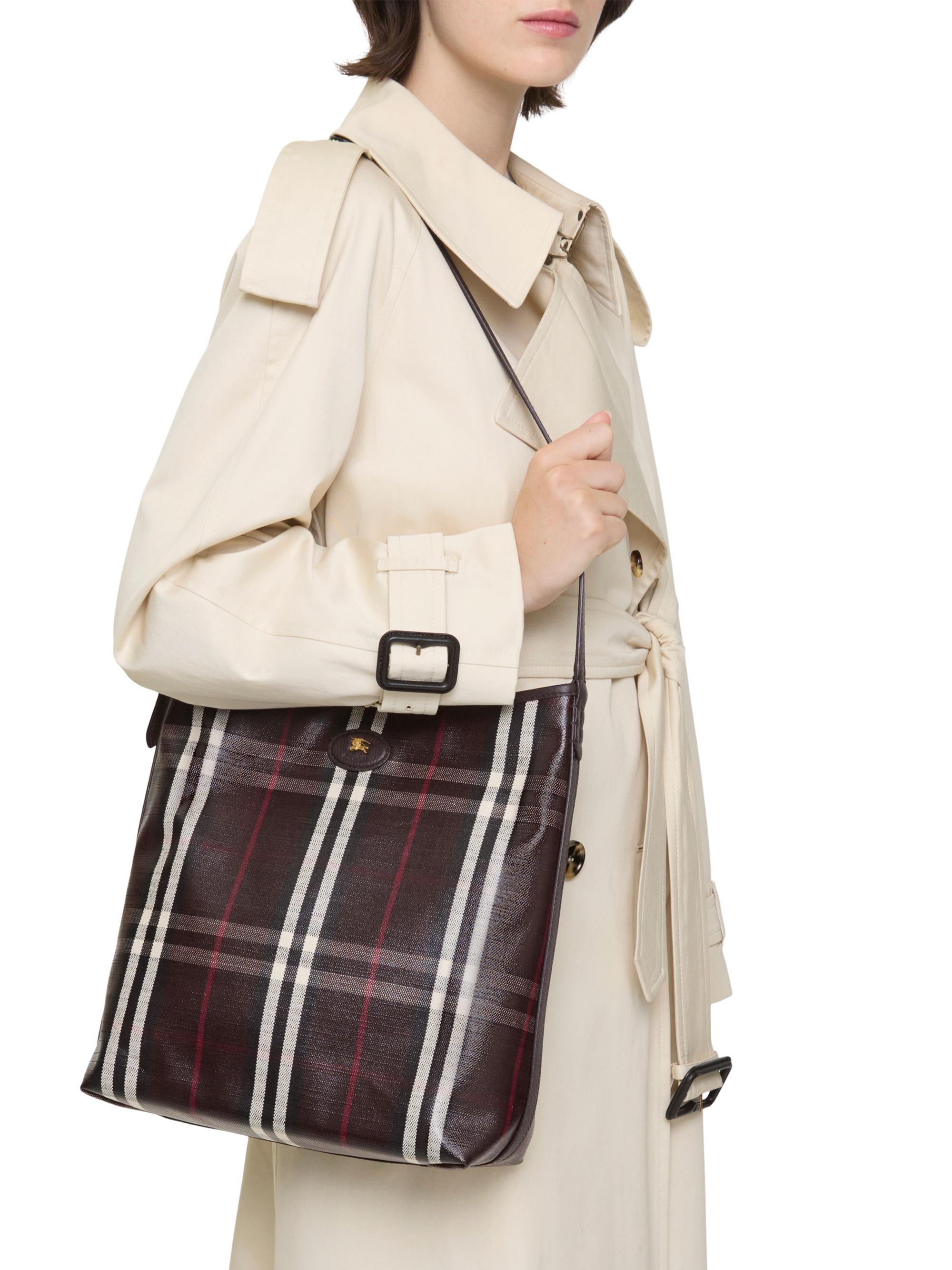 Burberry Highlands Check Shoulder Bag | Saks Fifth Avenue