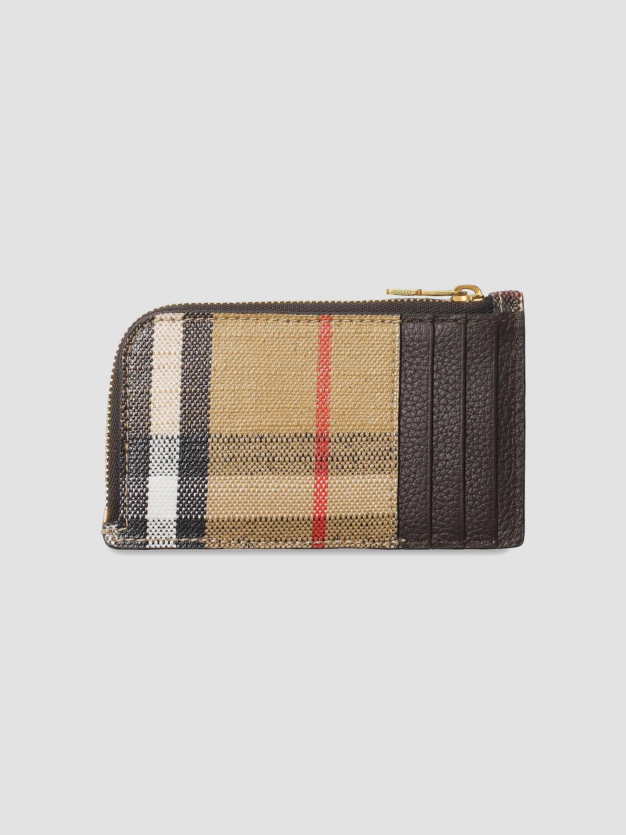 Burberry Highlands Check Card Case | Saks Fifth Avenue