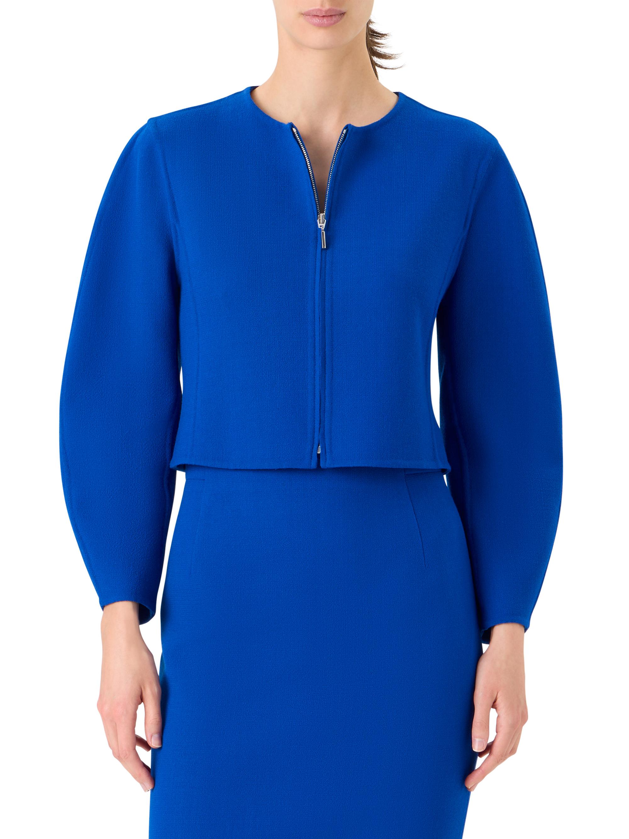 Akris Harriet Wool-Blend Crepe Jacket | Saks Fifth Avenue