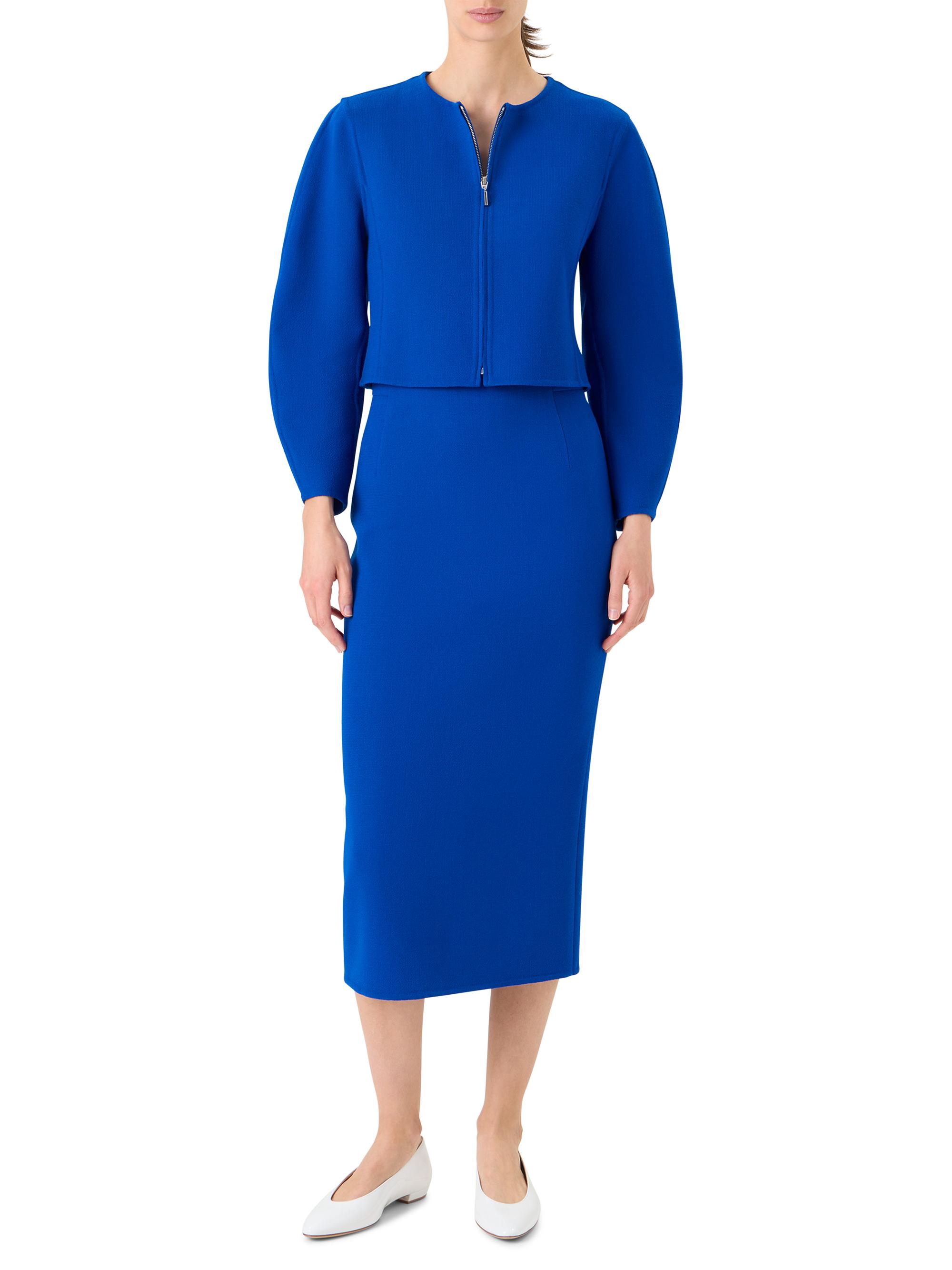 Akris Harriet Wool-Blend Crepe Jacket | Saks Fifth Avenue