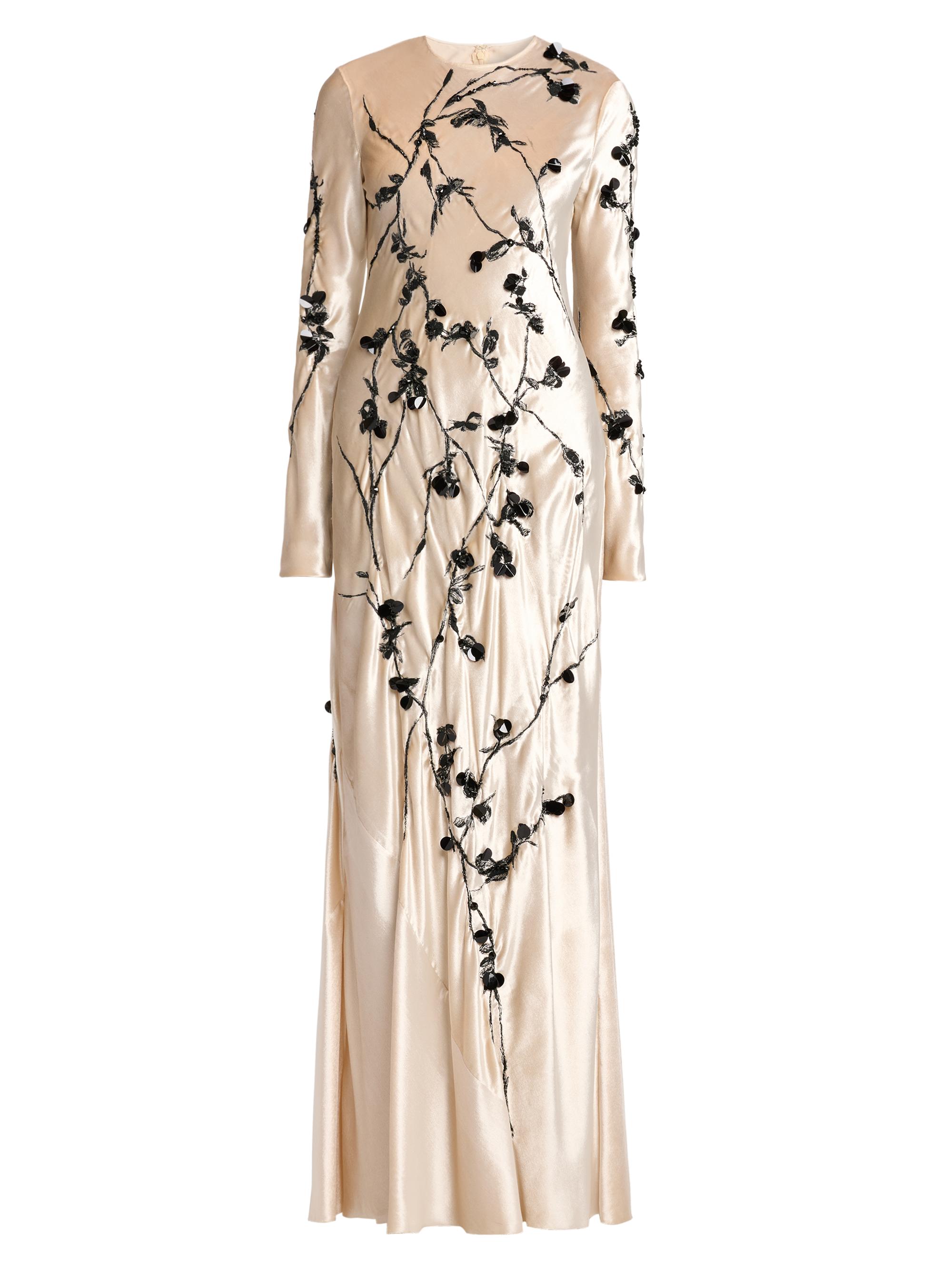 Alberta Ferretti Women's Embroidered Maxi Dress -