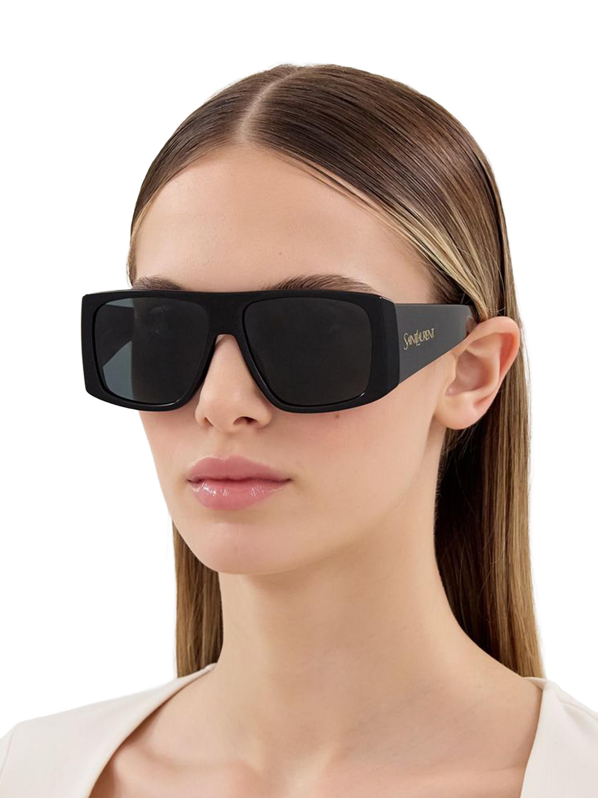 Saint Laurent 57MM Rectangular Sunglasses | Saks Fifth Avenue