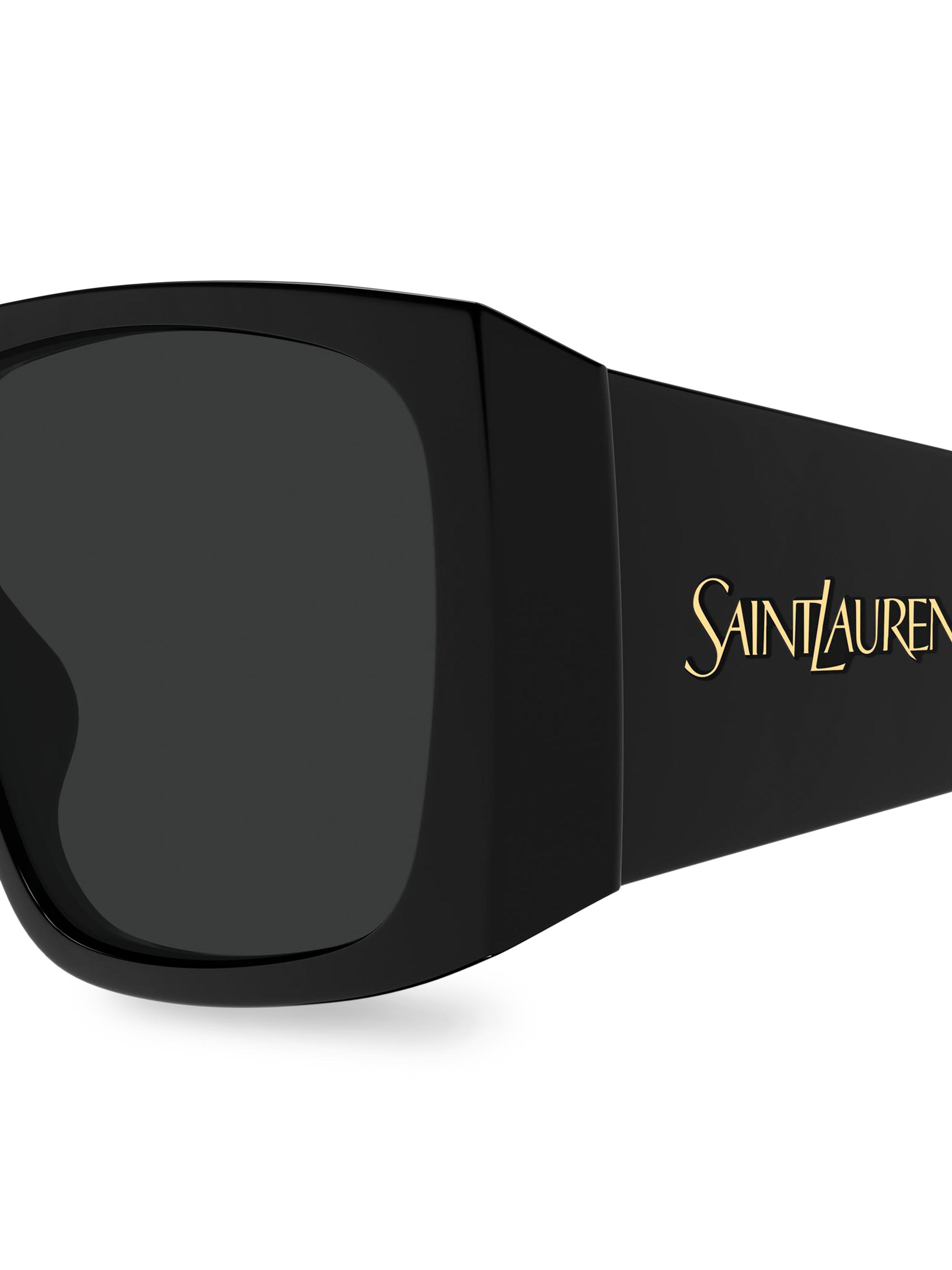 Saint Laurent 57MM Rectangular Sunglasses | Saks Fifth Avenue