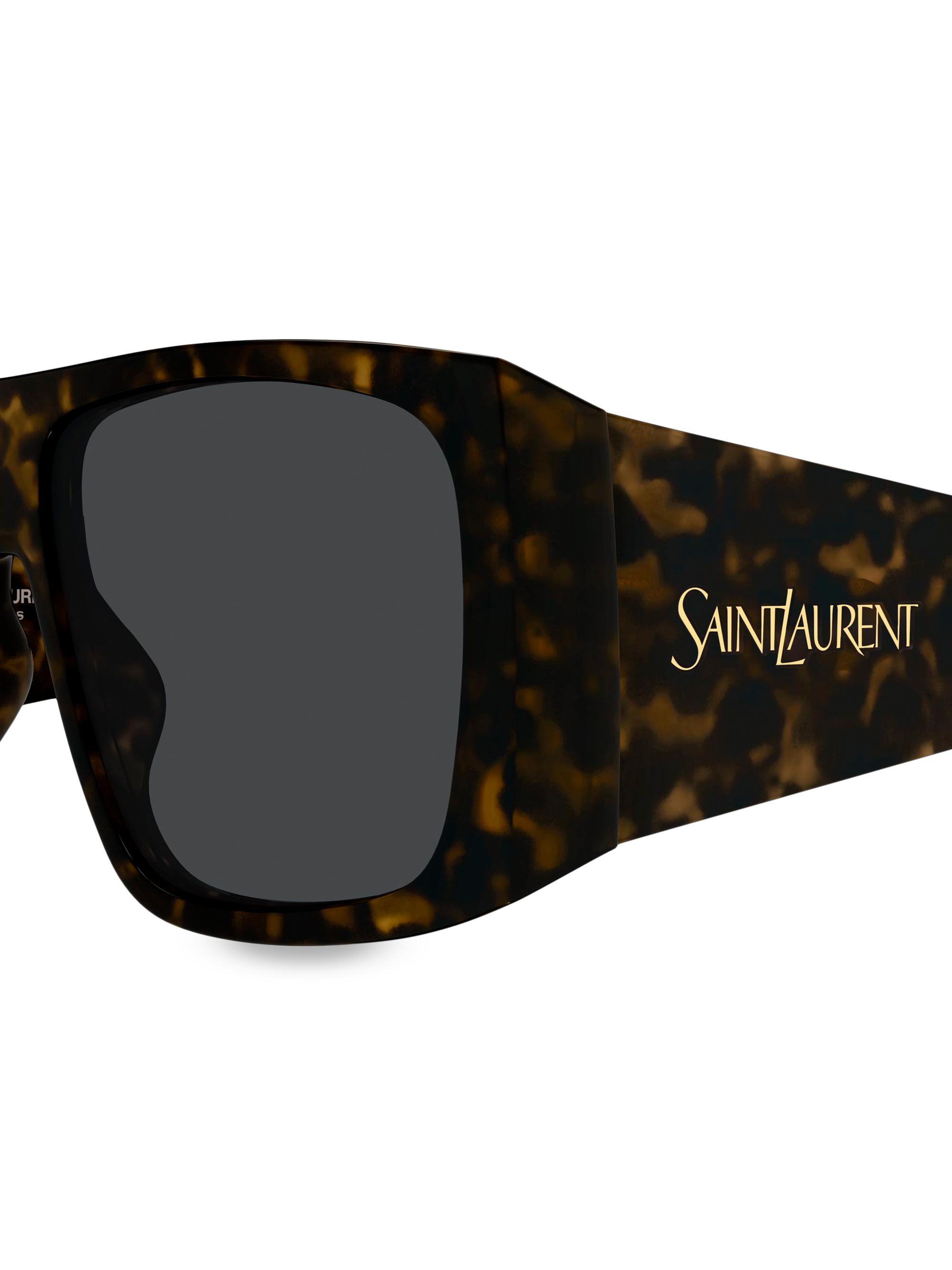 Saint Laurent 57MM Rectangular Sunglasses | Saks Fifth Avenue