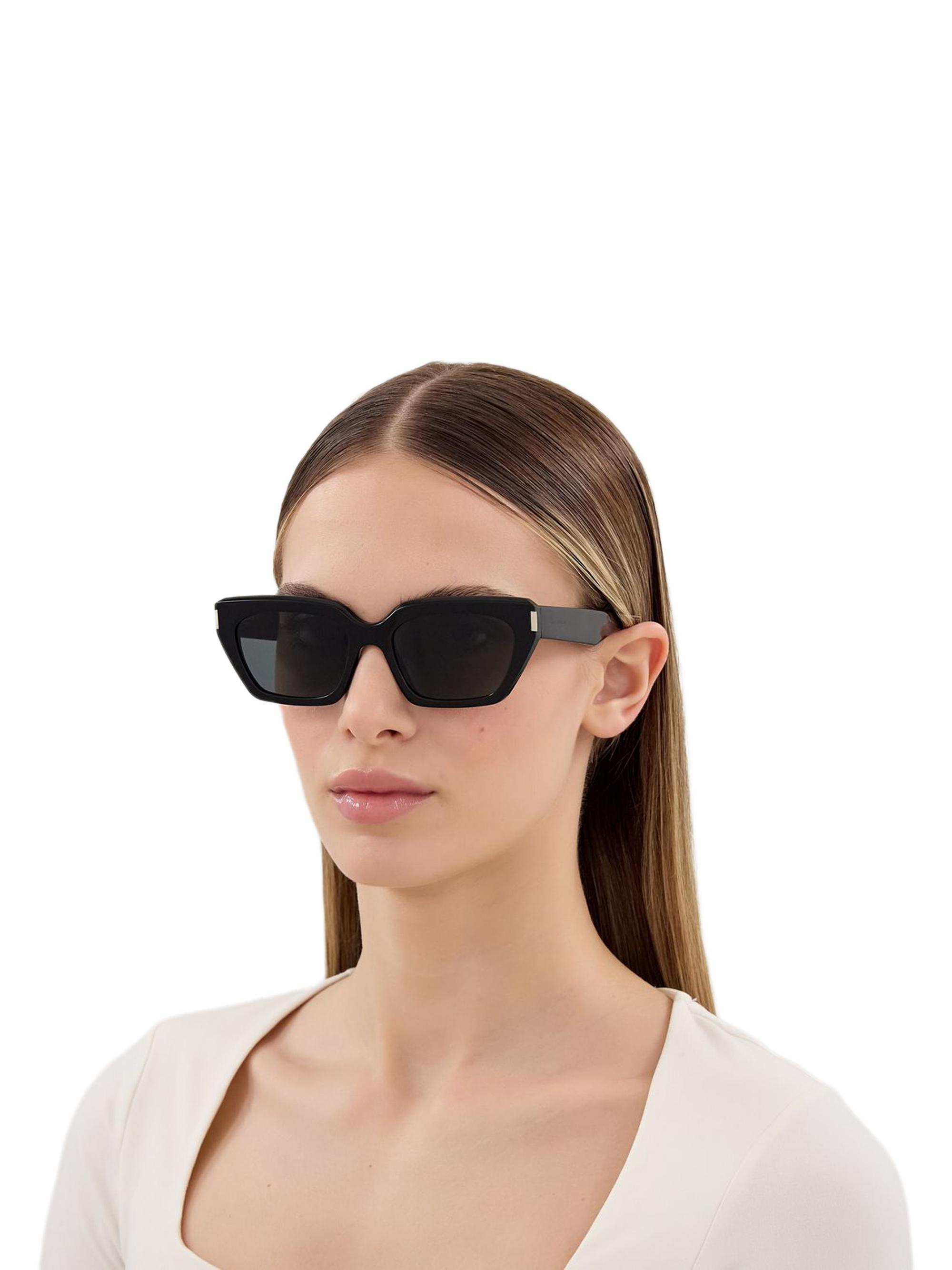 イガン ブラック2　サン Saint Laurent 55MM Cat-Eye Sunglasses | Saks Fifth Avenue