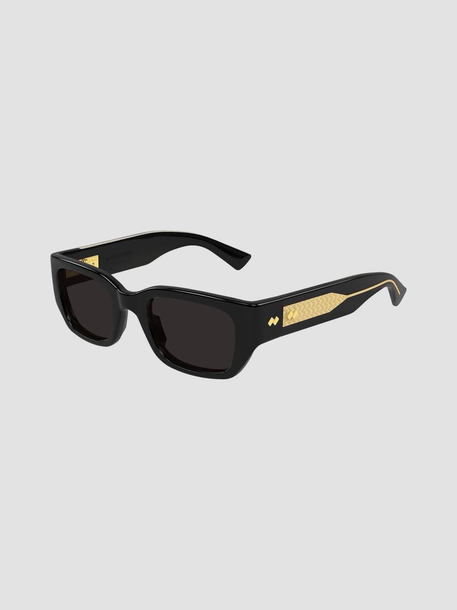 Bottega Veneta Intrecciato Wirecore 51MM Rectangular Sunglasses