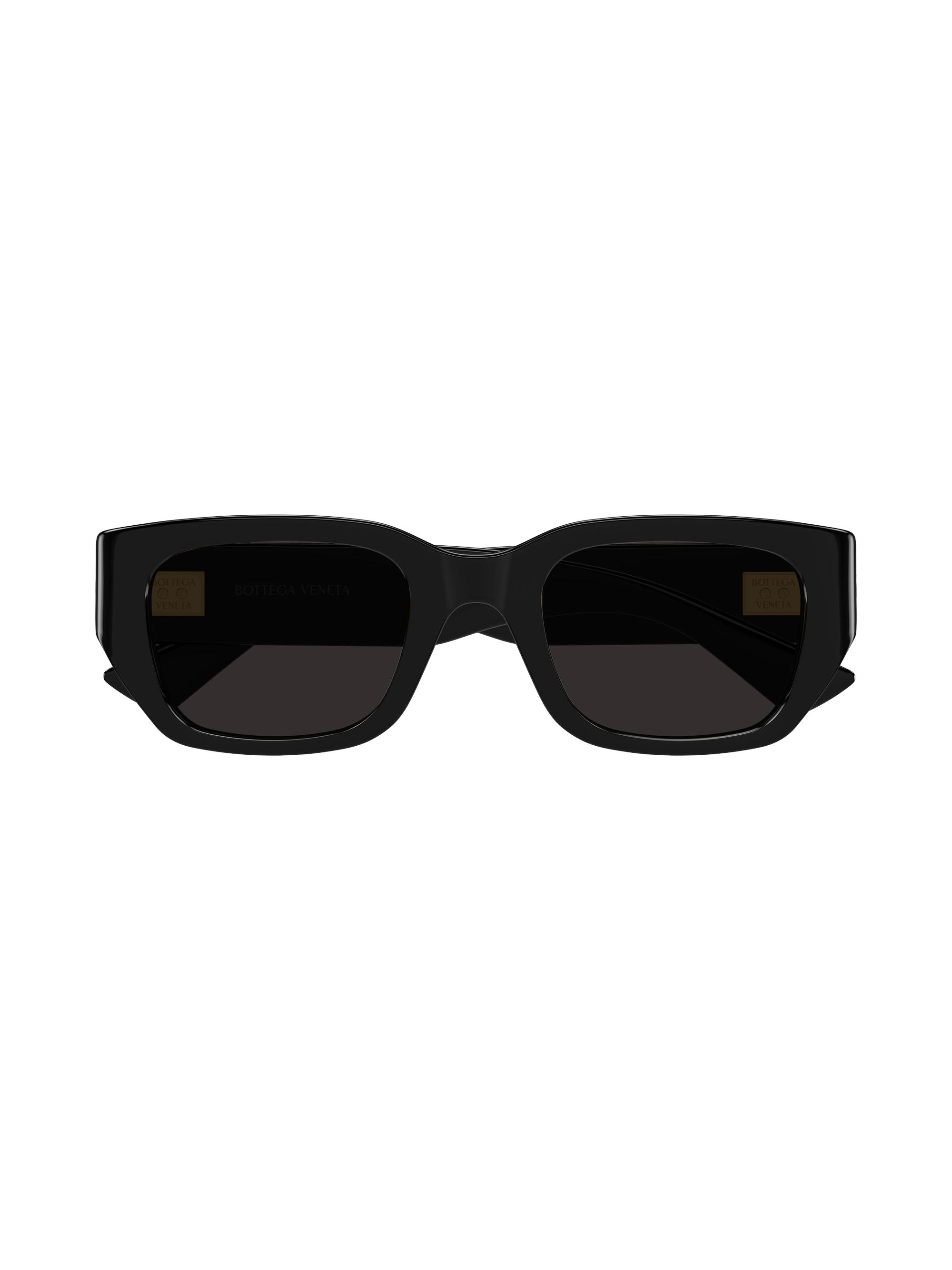 Bottega Veneta Intrecciato Wirecore 51MM Rectangular Sunglasses